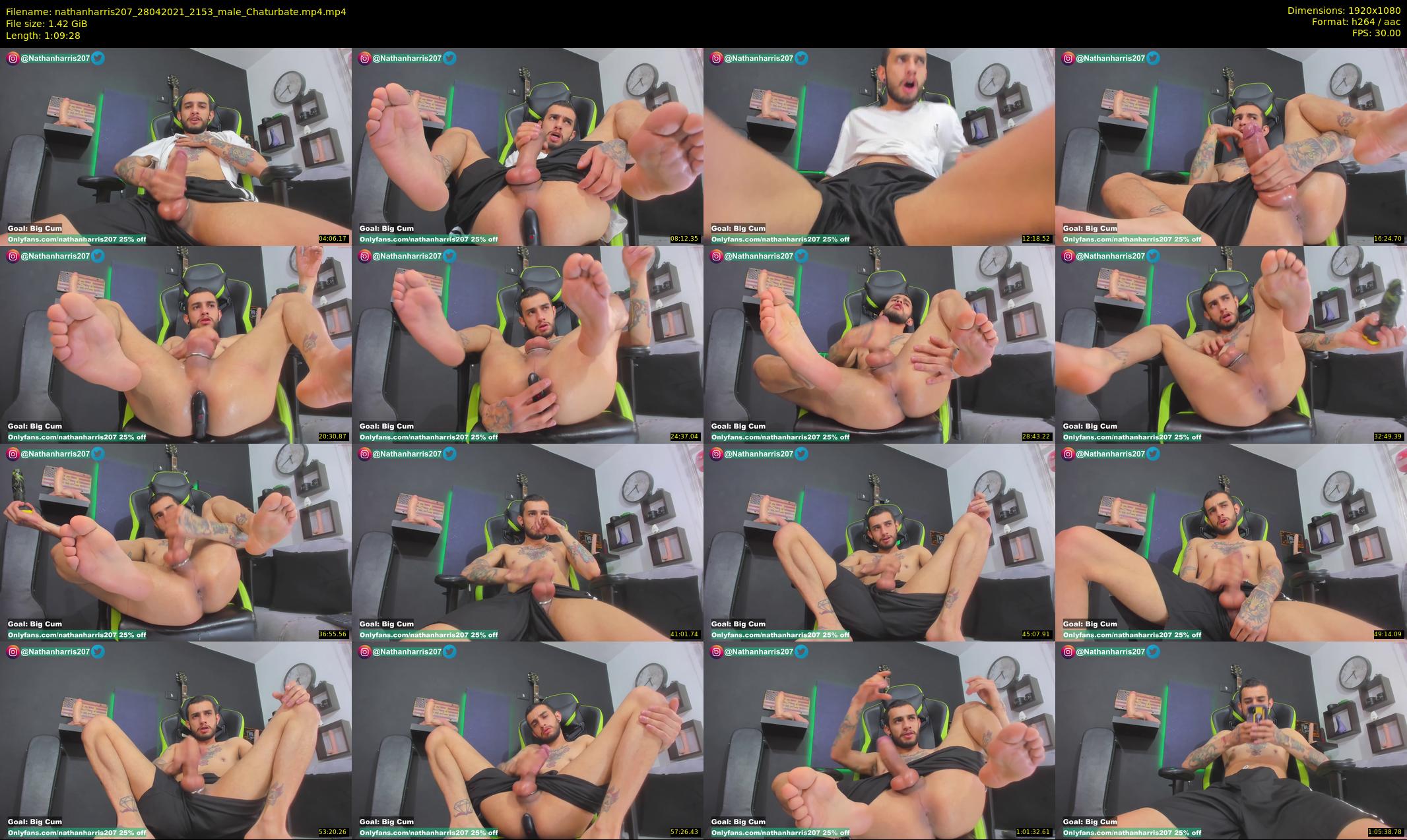nathanharris207 — 70 minute Chaturbate male cam show recording, 1080p, Apr 28, 2021