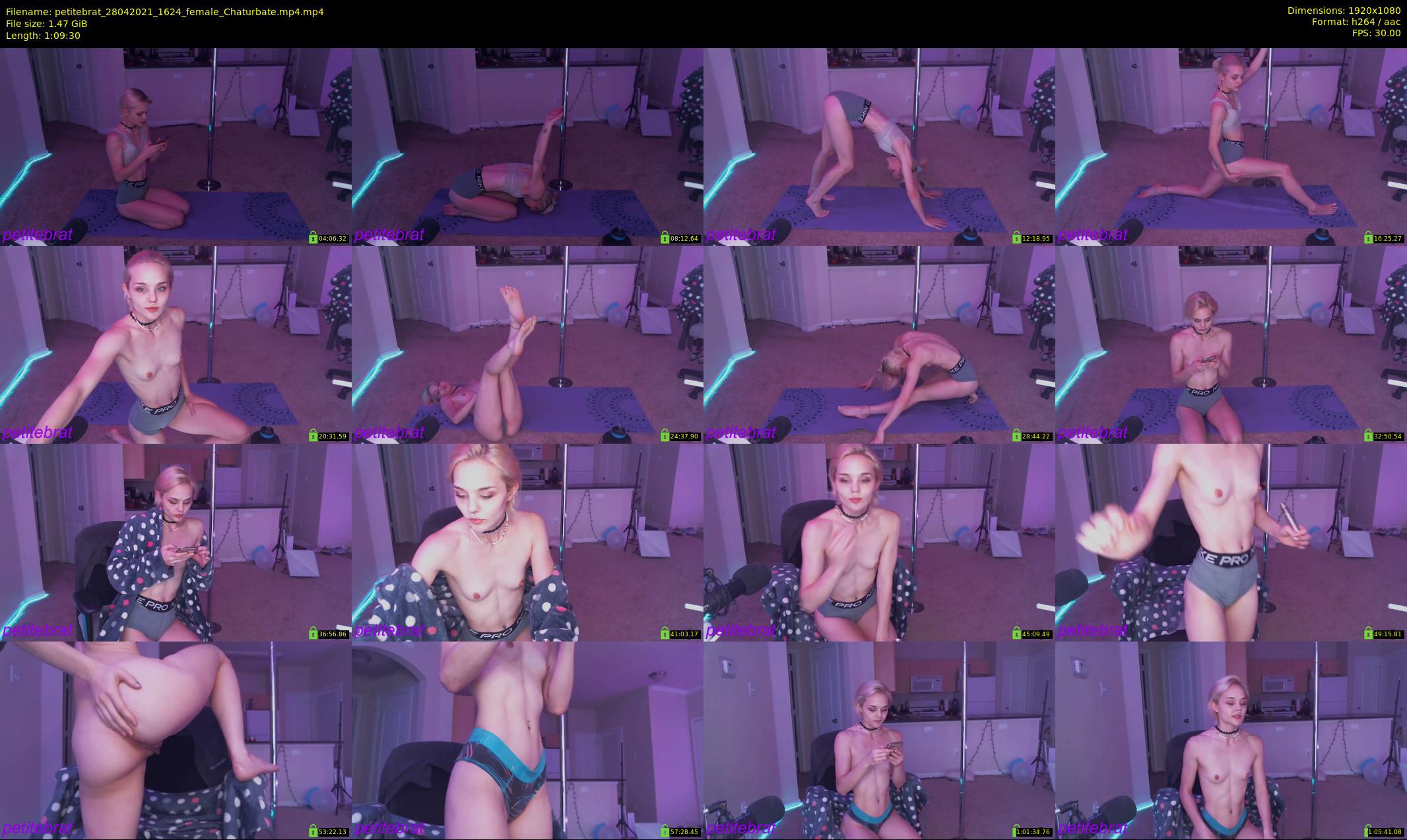 petitebrat — 70 minute Chaturbate female cam show recording, 1080p, Apr 28, 2021