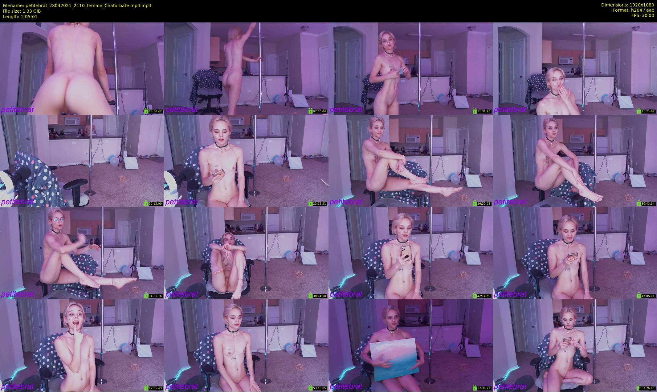 petitebrat — 66 minute Chaturbate female cam show recording, 1080p, Apr 28, 2021