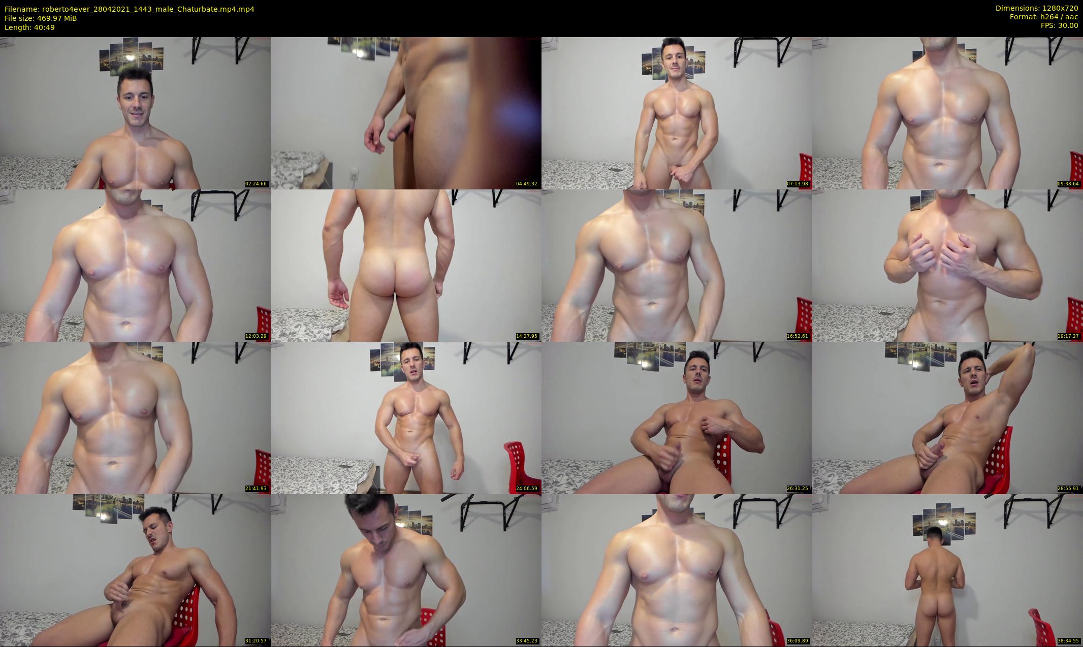 roberto4ever — 41 minute Chaturbate male cam show recording, 720p, Apr 28, 2021