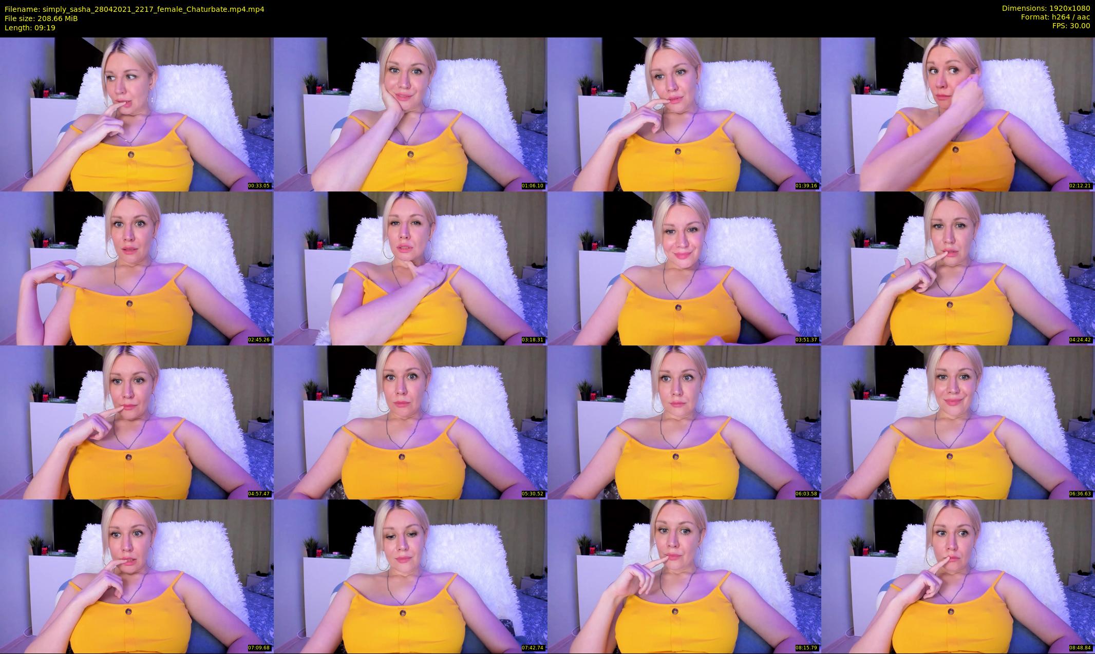 simply_sasha — 10 minute Chaturbate female cam show recording, 1080p, Apr 28, 2021