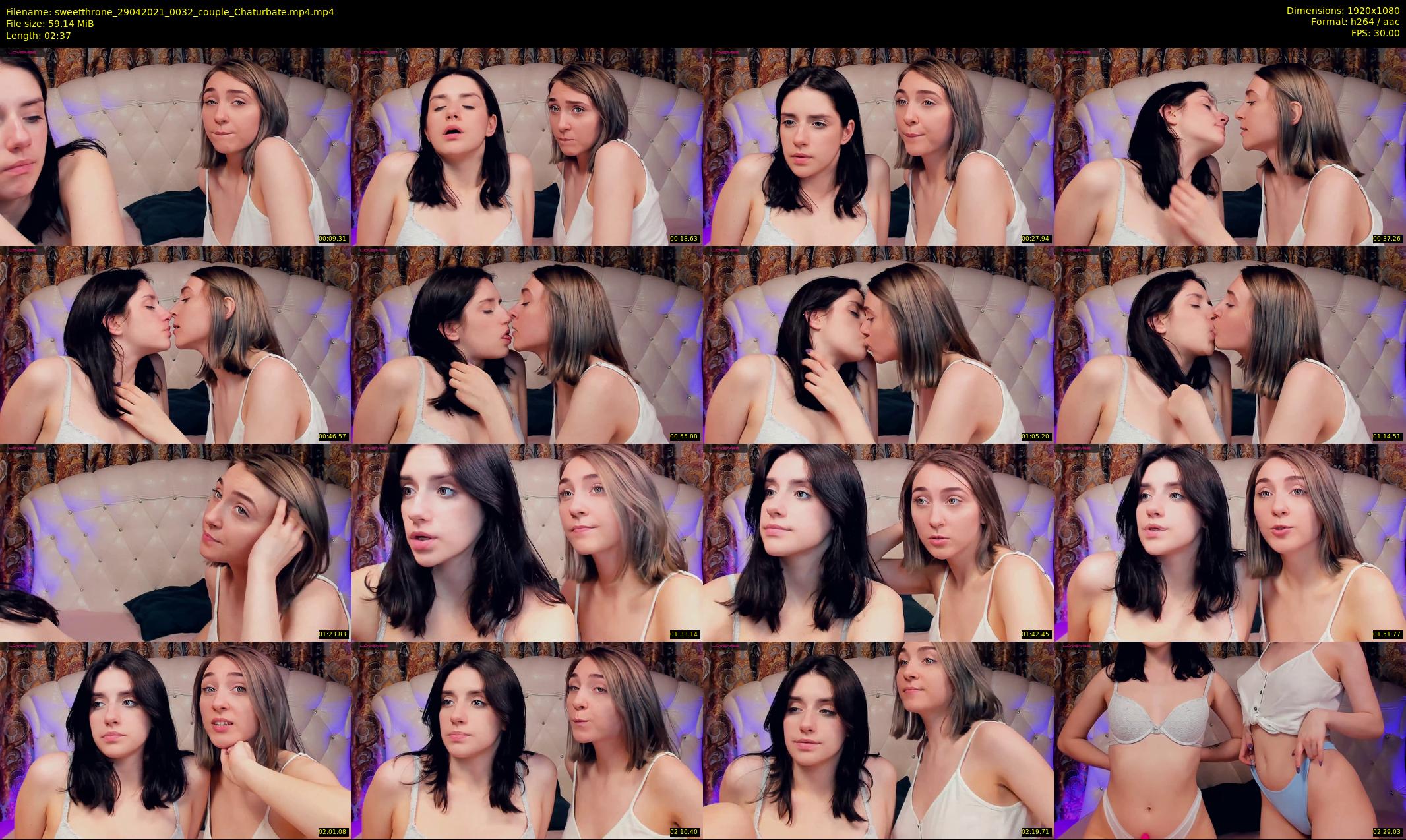 sweetthrone — 3 minute Chaturbate couple cam show recording, 1080p, Apr 29, 2021