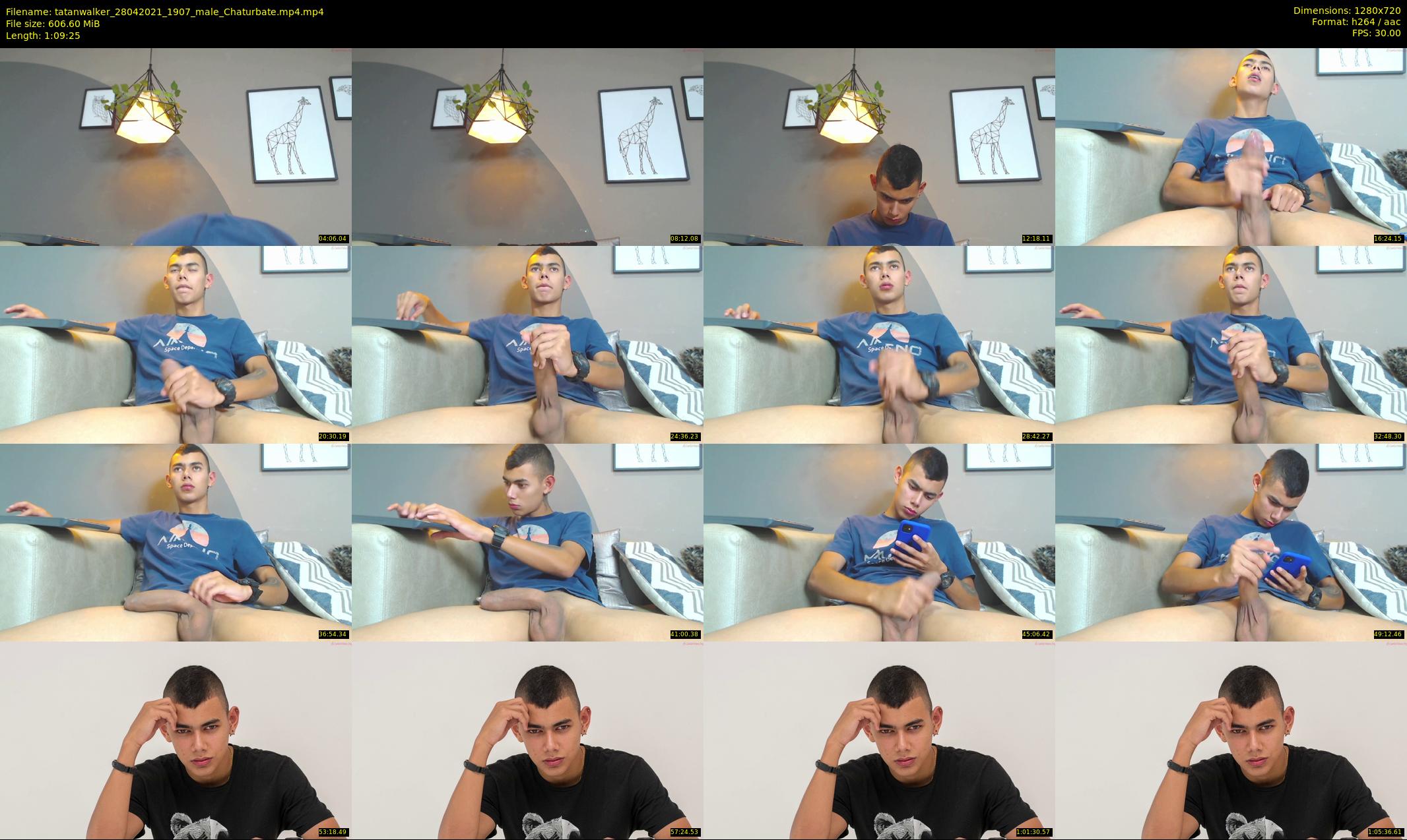 tatanwalker — 70 minute Chaturbate male cam show recording, 720p, Apr 28, 2021