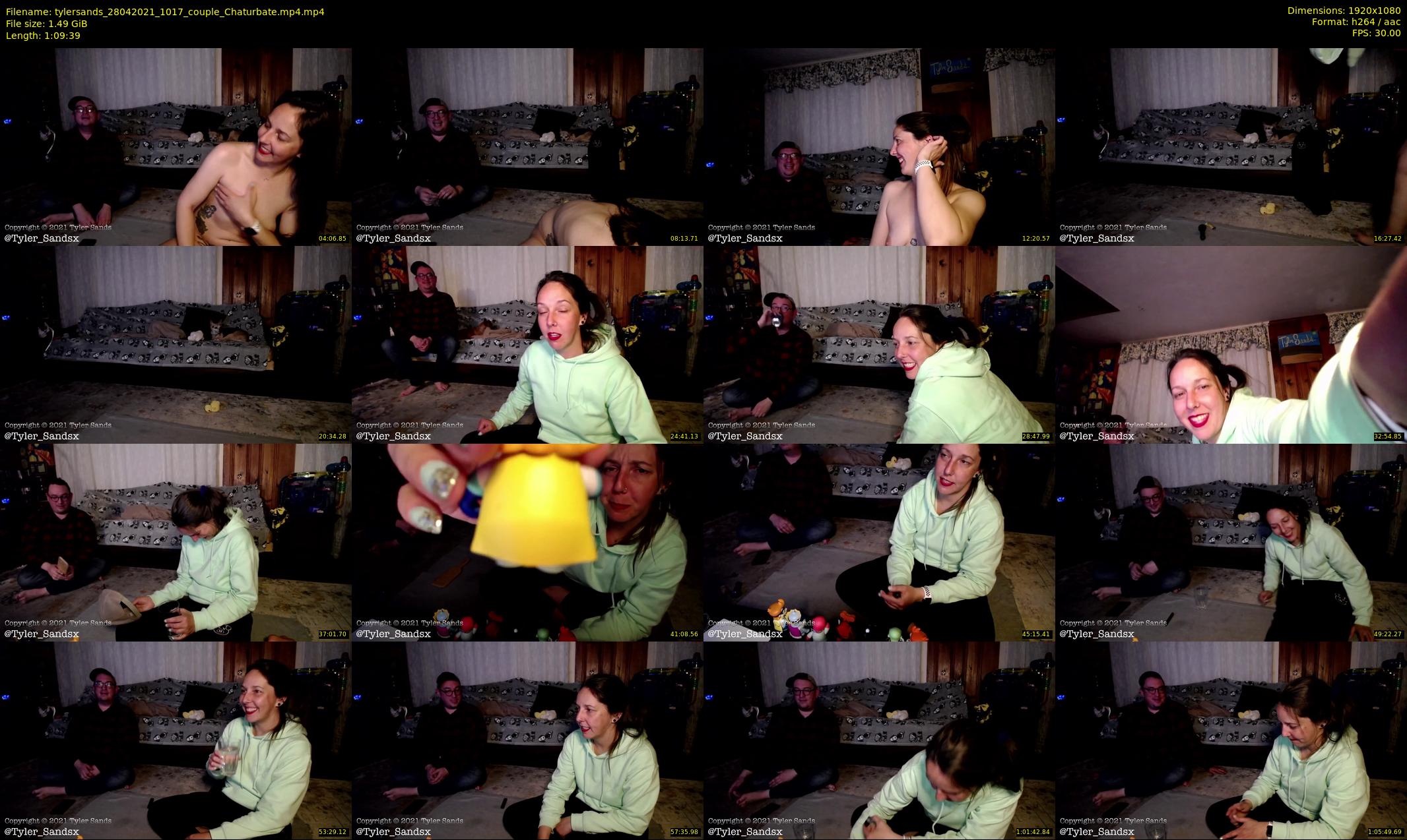tylersands — 70 minute Chaturbate female cam show recording, 1080p, Apr 28, 2021