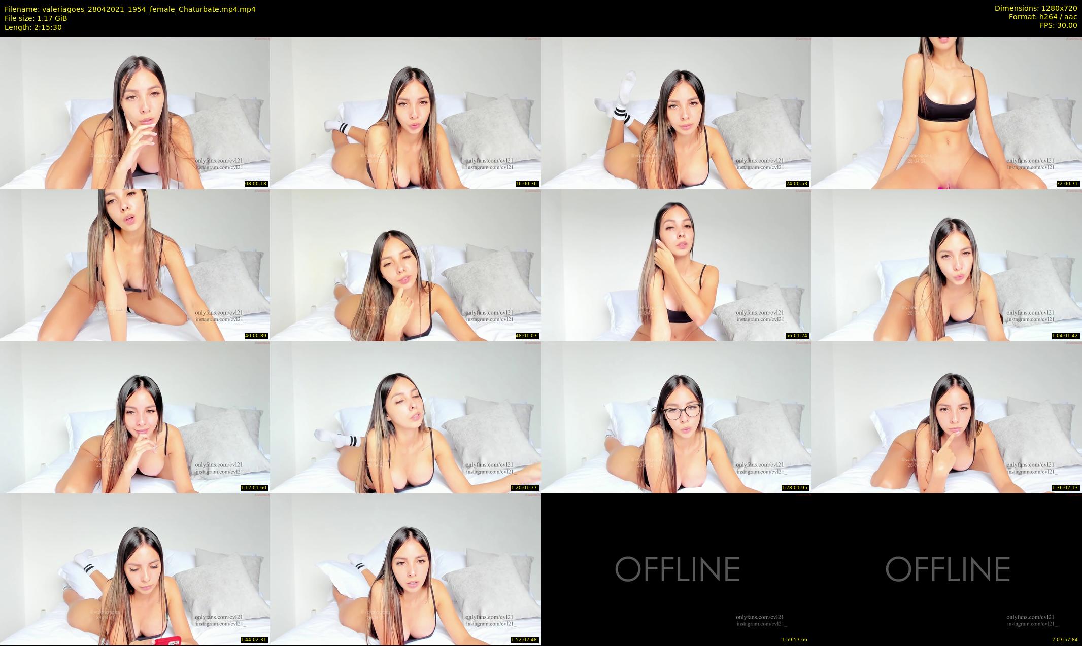valeriagoes — 136 minute Chaturbate female cam show recording, 720p, Apr 28, 2021