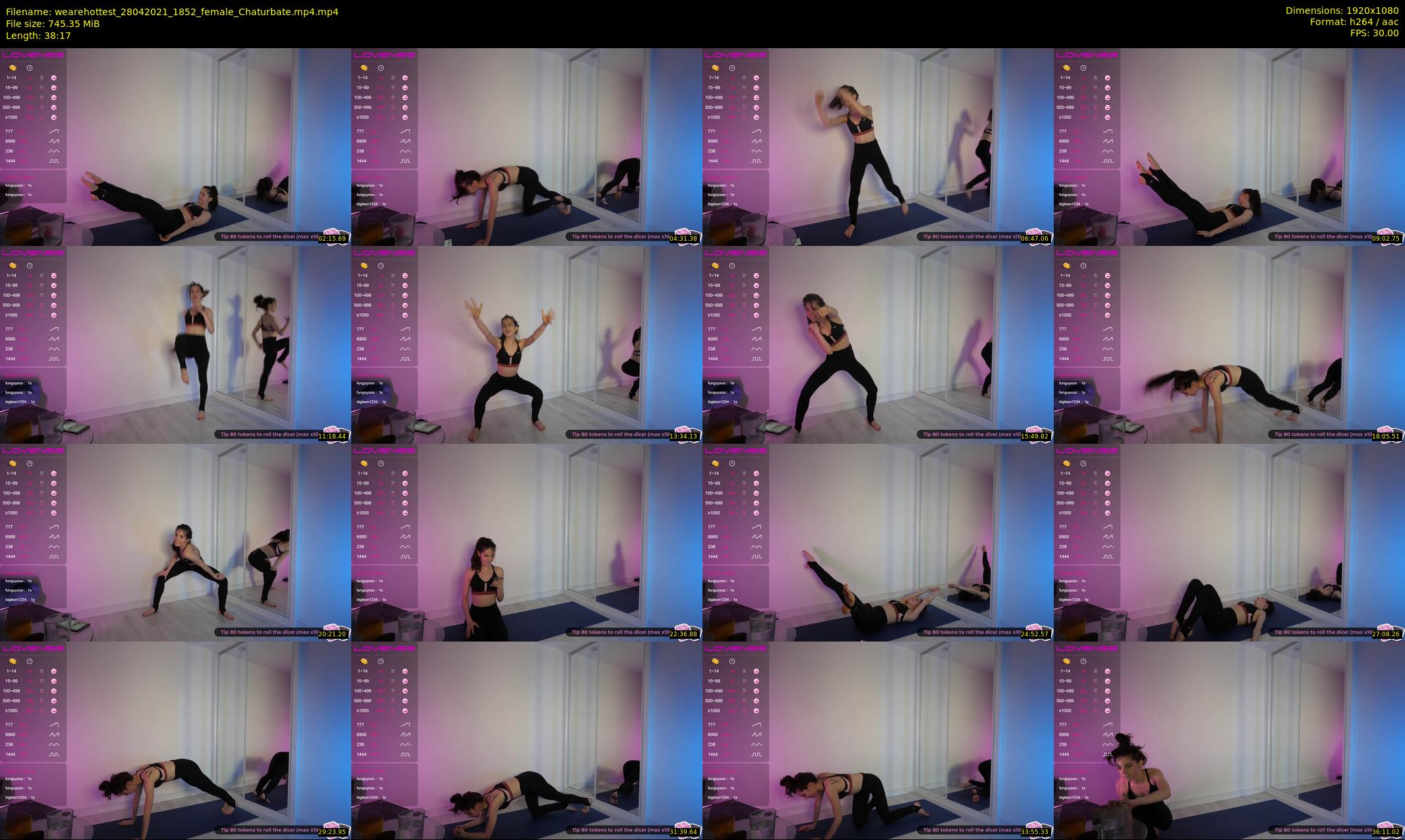 wearehottest — 39 minute Chaturbate couple cam show recording, 1080p, Apr 28, 2021