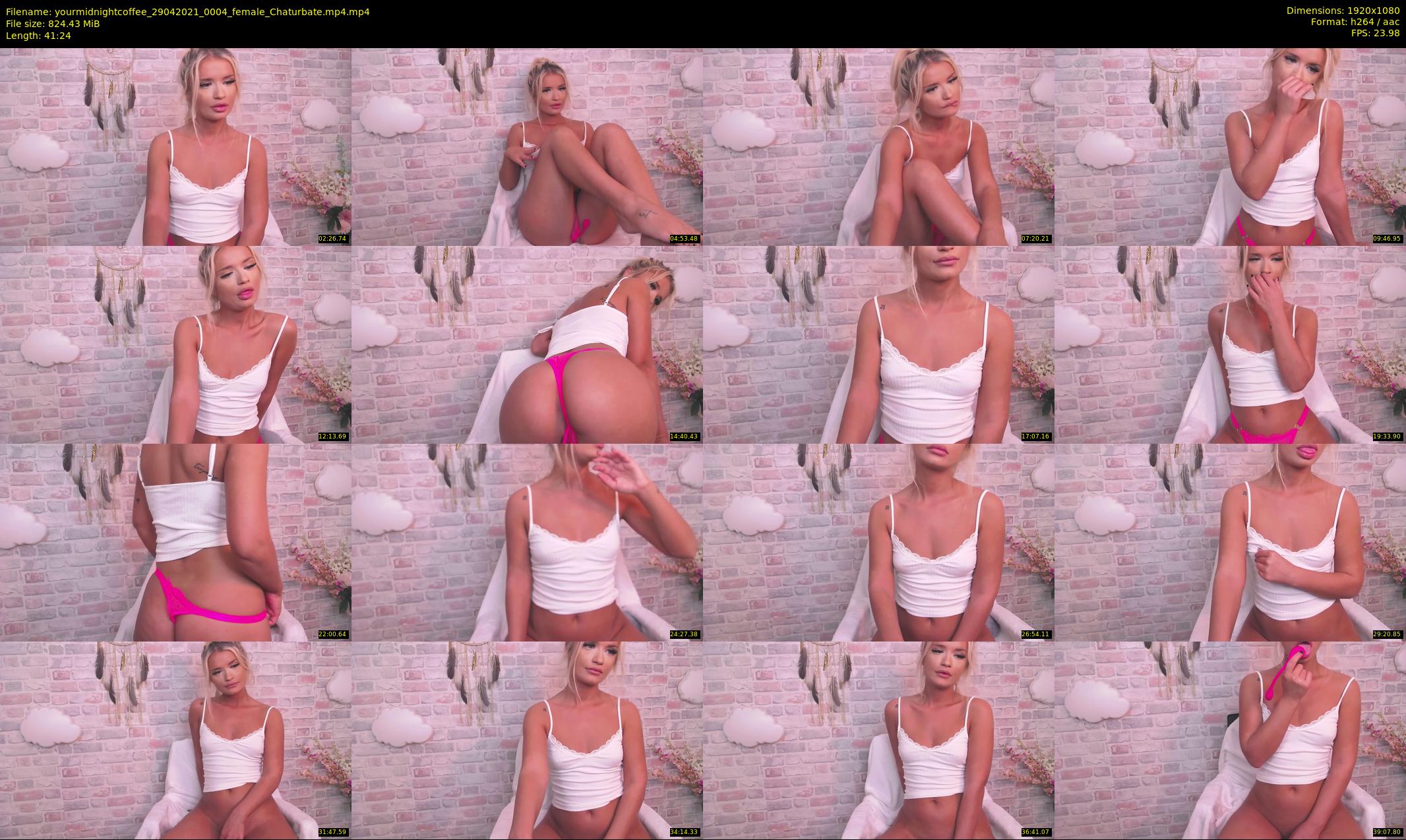 yourmidnightcoffee — 42 minute Chaturbate female cam show recording, 1080p, Apr 29, 2021