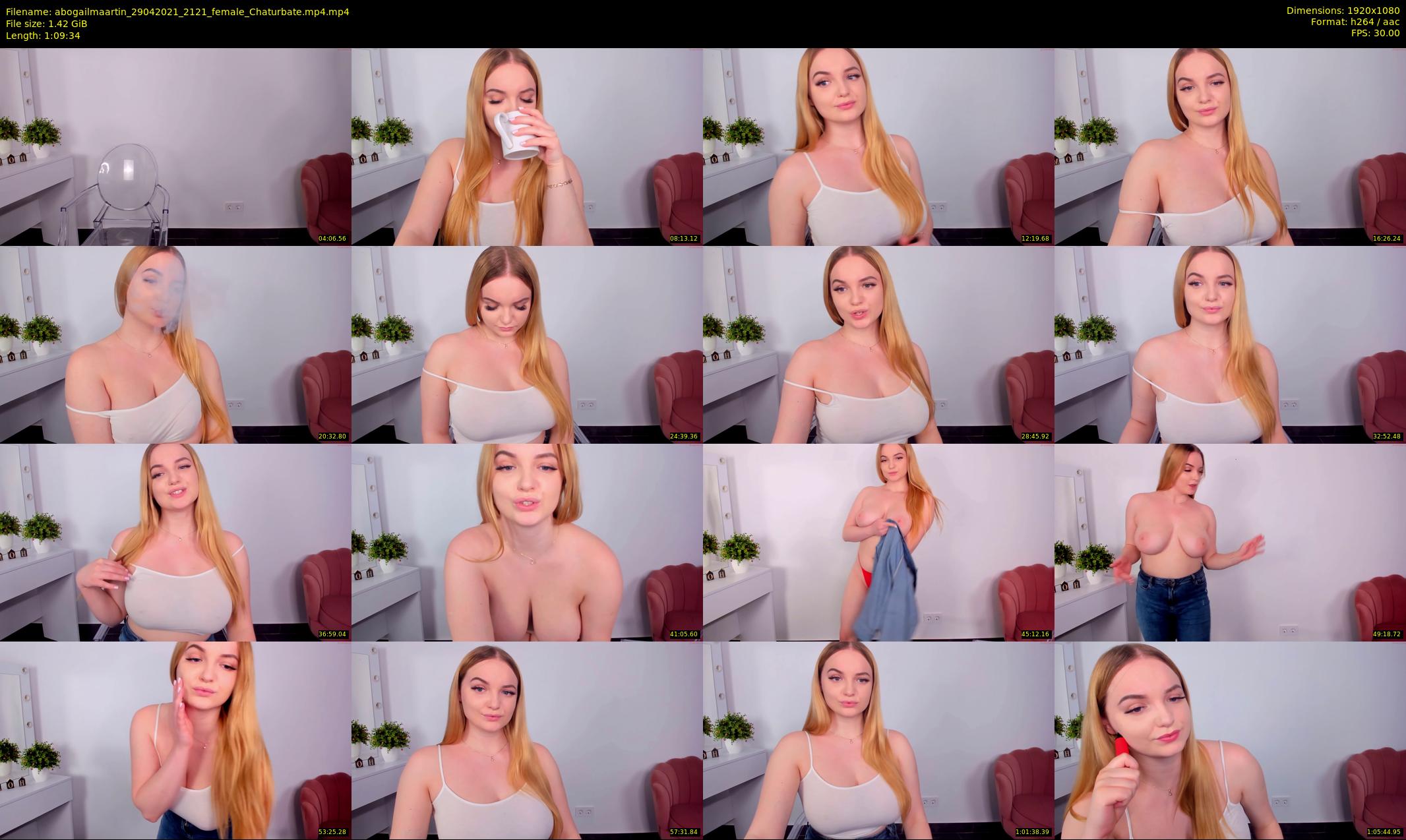 abogailmaartin — 70 minute Chaturbate female cam show recording, 1080p, Apr 29, 2021