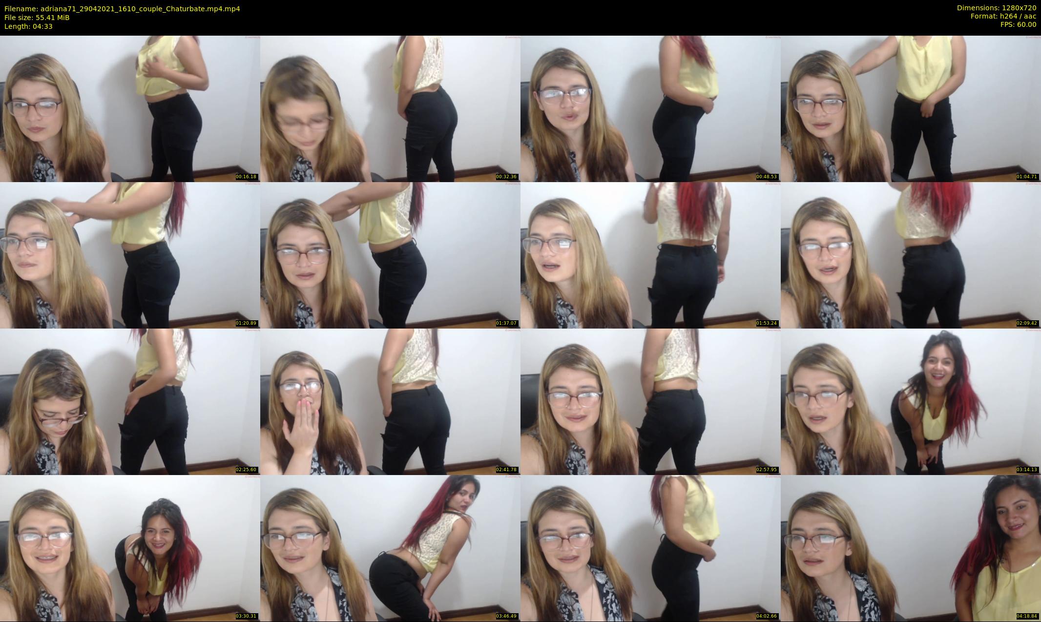 adriana71 — 5 minute Chaturbate couple cam show recording, 720p, Apr 29, 2021