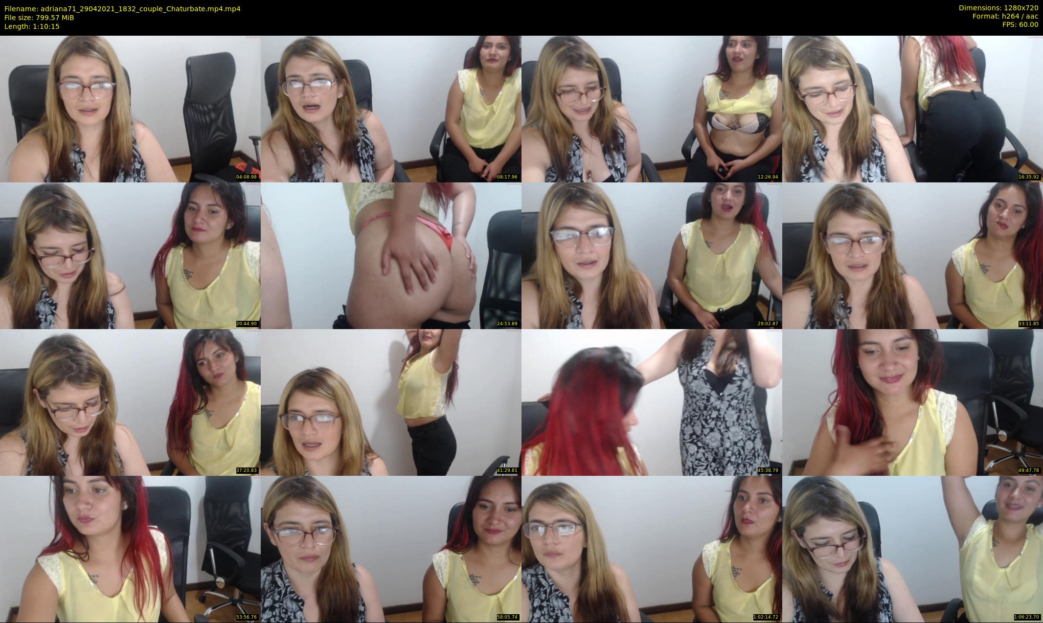 adriana71 — 71 minute Chaturbate couple cam show recording, 720p, Apr 29, 2021
