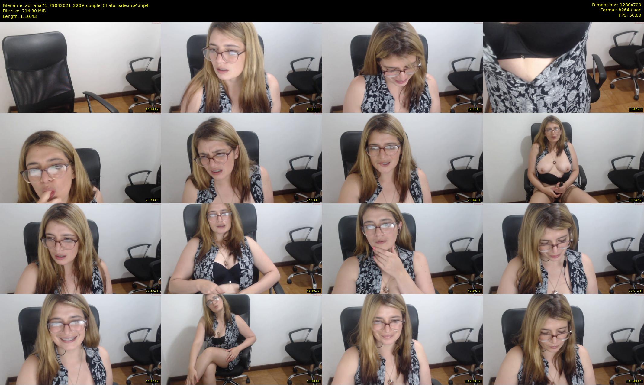 adriana71 — 71 minute Chaturbate couple cam show recording, 720p, Apr 29, 2021