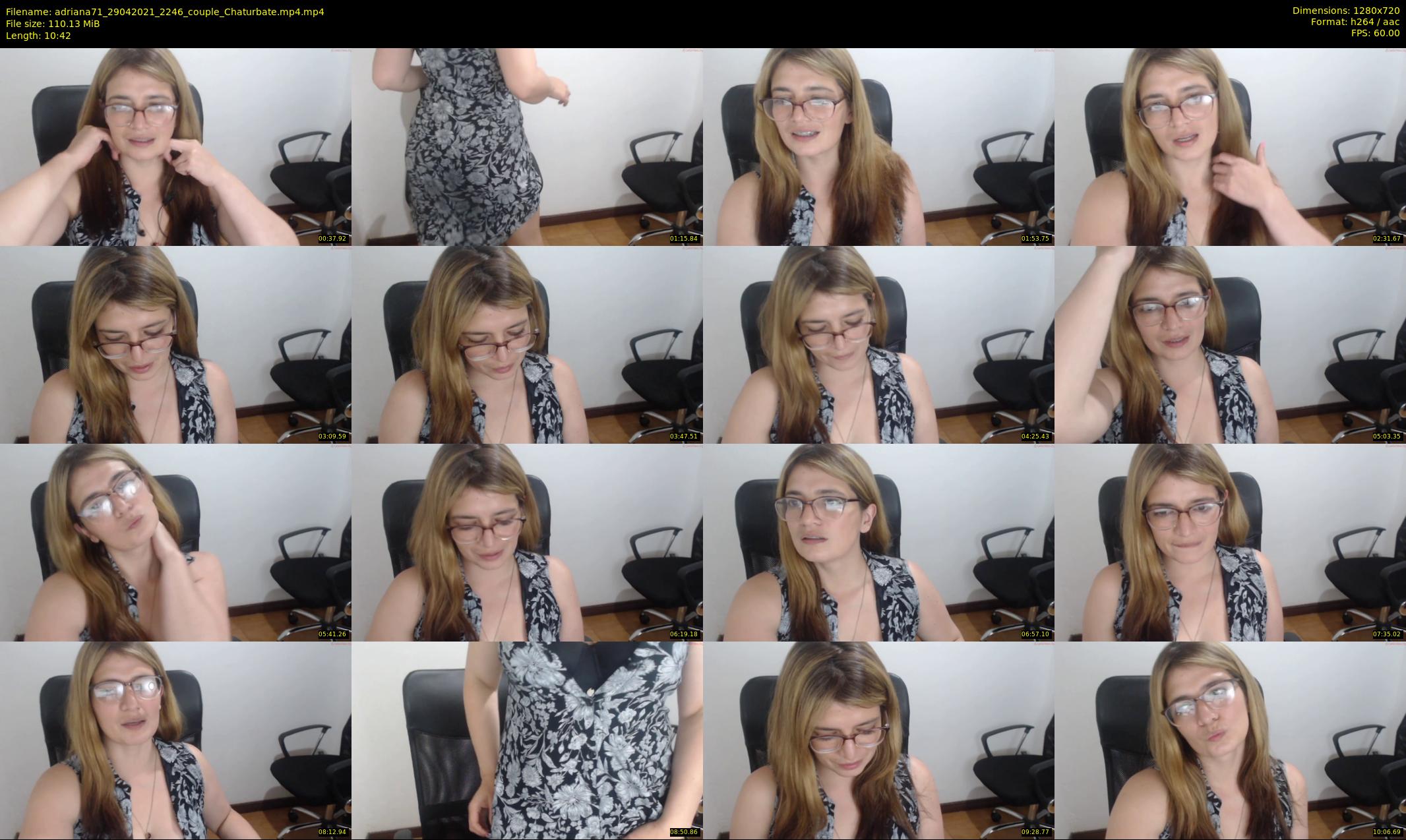 adriana71 — 11 minute Chaturbate couple cam show recording, 720p, Apr 29, 2021