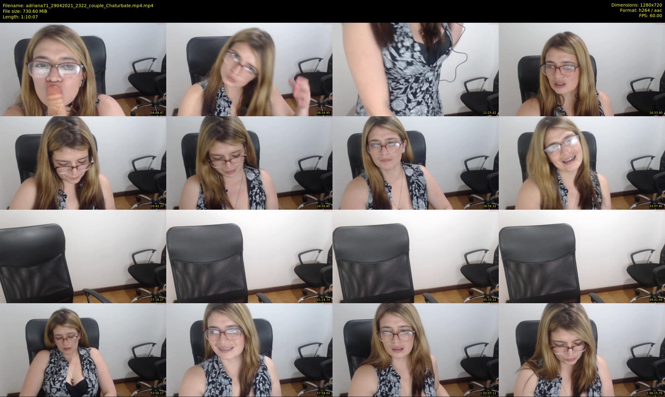 adriana71 — 71 minute Chaturbate couple cam show recording, 720p, Apr 29, 2021