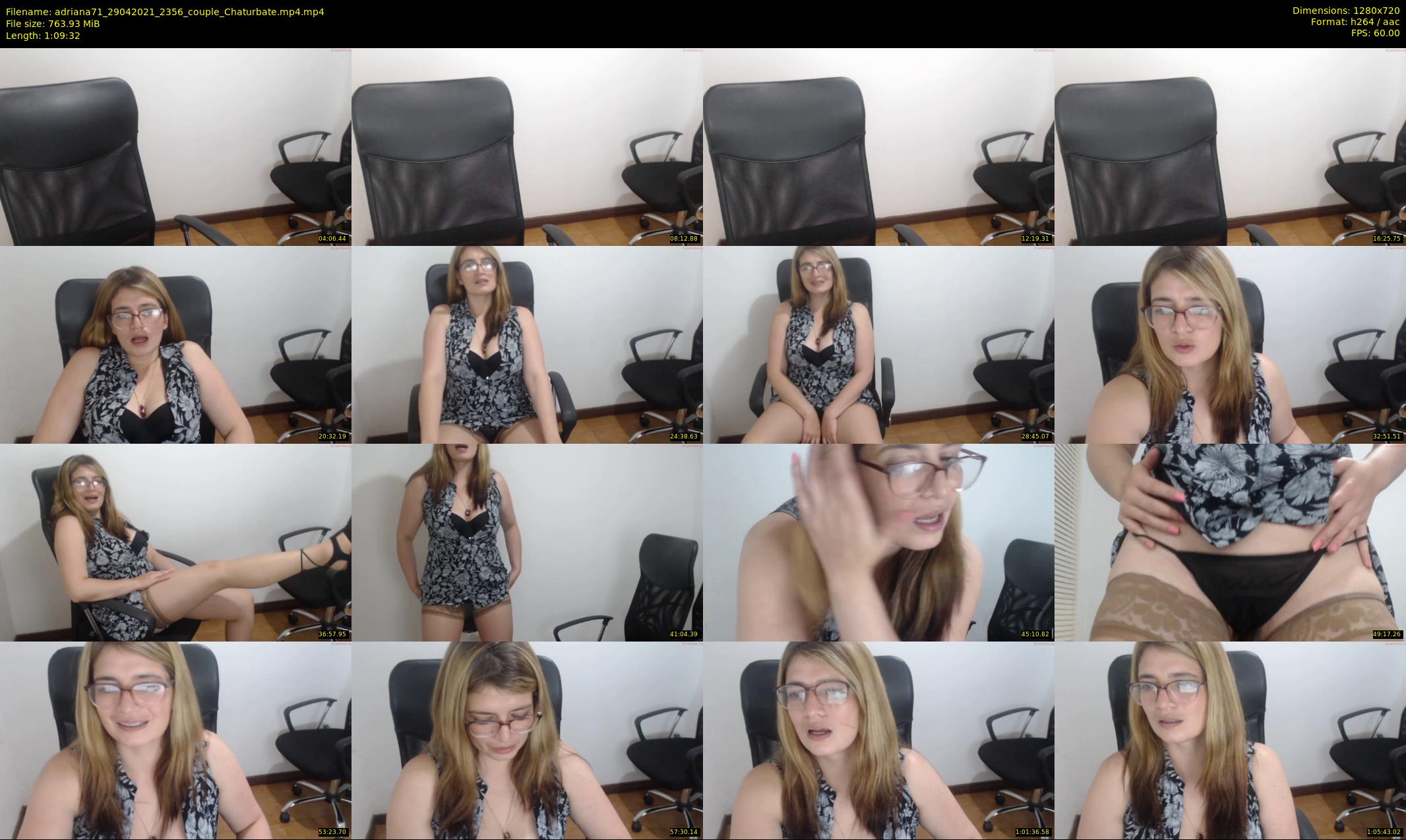 adriana71 — 70 minute Chaturbate couple cam show recording, 720p, Apr 29, 2021