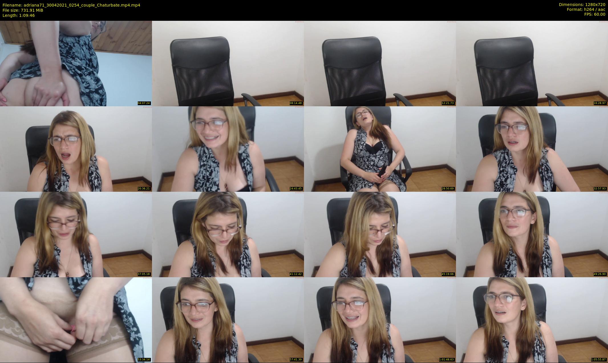 adriana71 — 70 minute Chaturbate couple cam show recording, 720p, Apr 30, 2021
