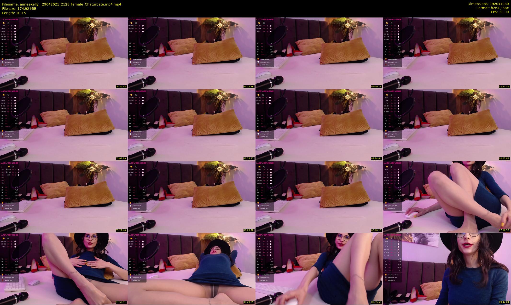 aimeekelly_ — 11 minute Chaturbate female cam show recording, 1080p, Apr 29, 2021