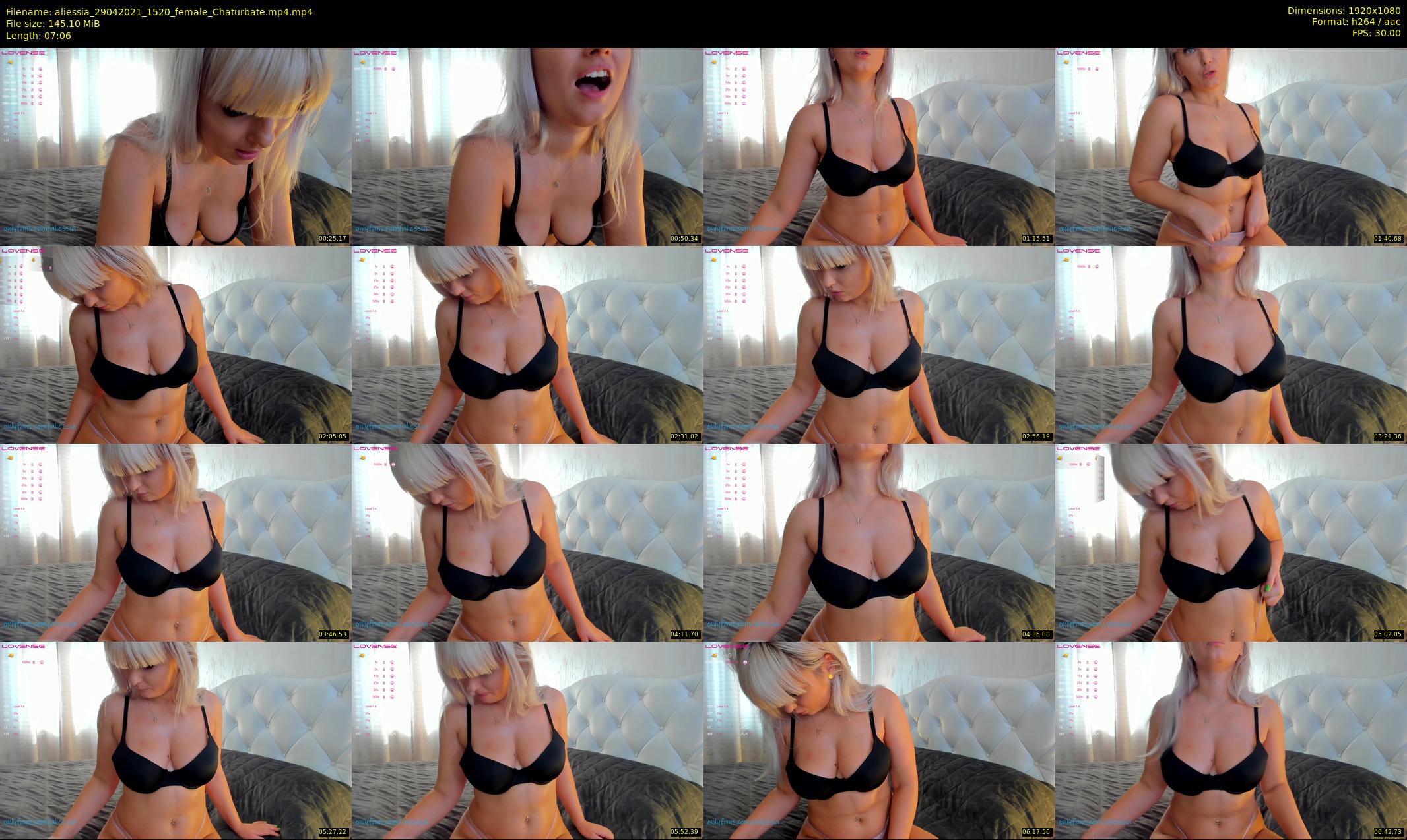 aliessia — 8 minute Chaturbate female cam show recording, 1080p, Apr 29, 2021
