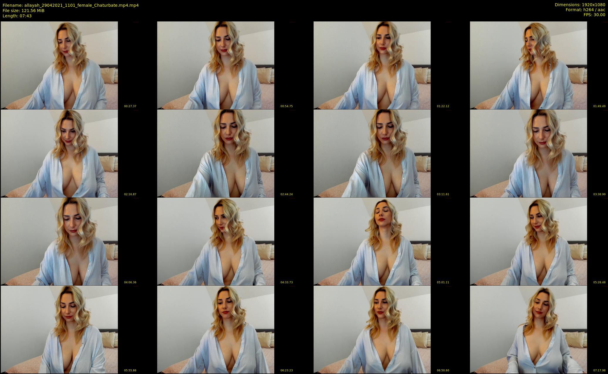 allayah — 8 minute Chaturbate female cam show recording, 1080p, Apr 29, 2021