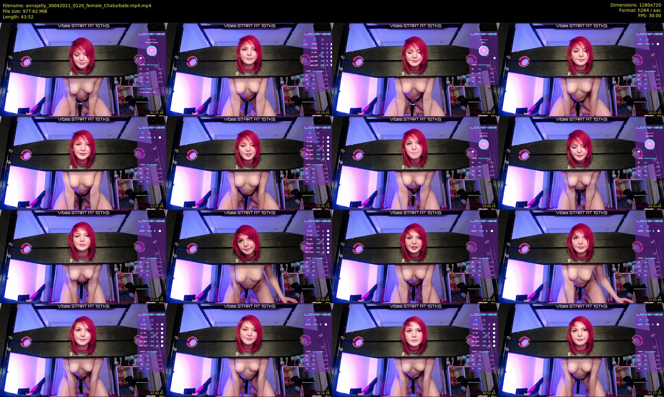 annajelly — 44 minute Chaturbate couple cam show recording, 720p, Apr 30, 2021