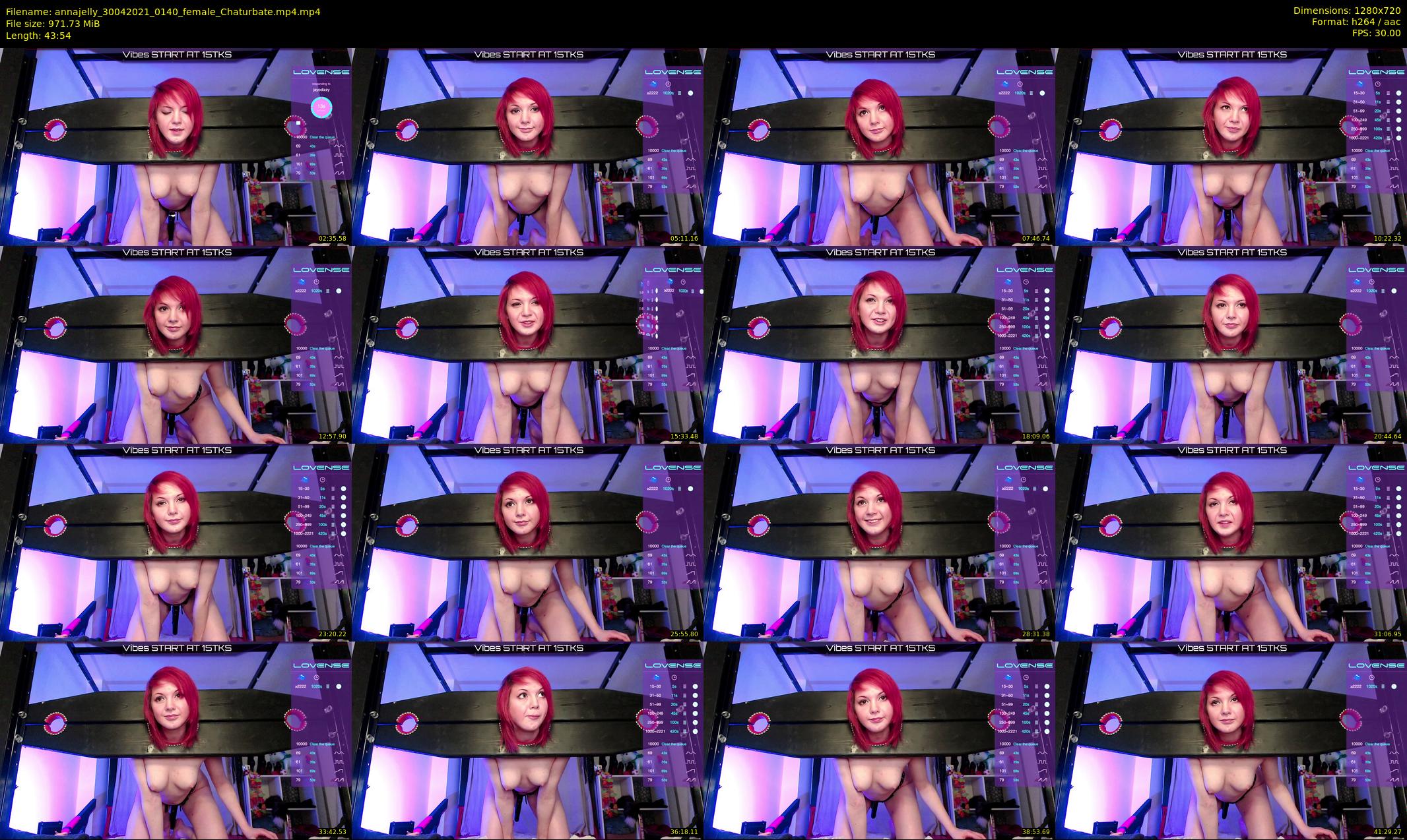 annajelly — 44 minute Chaturbate couple cam show recording, 720p, Apr 30, 2021