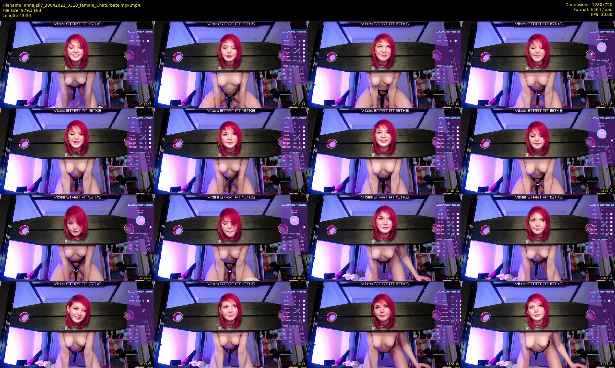 annajelly — 44 minute Chaturbate couple cam show recording, 720p, Apr 30, 2021