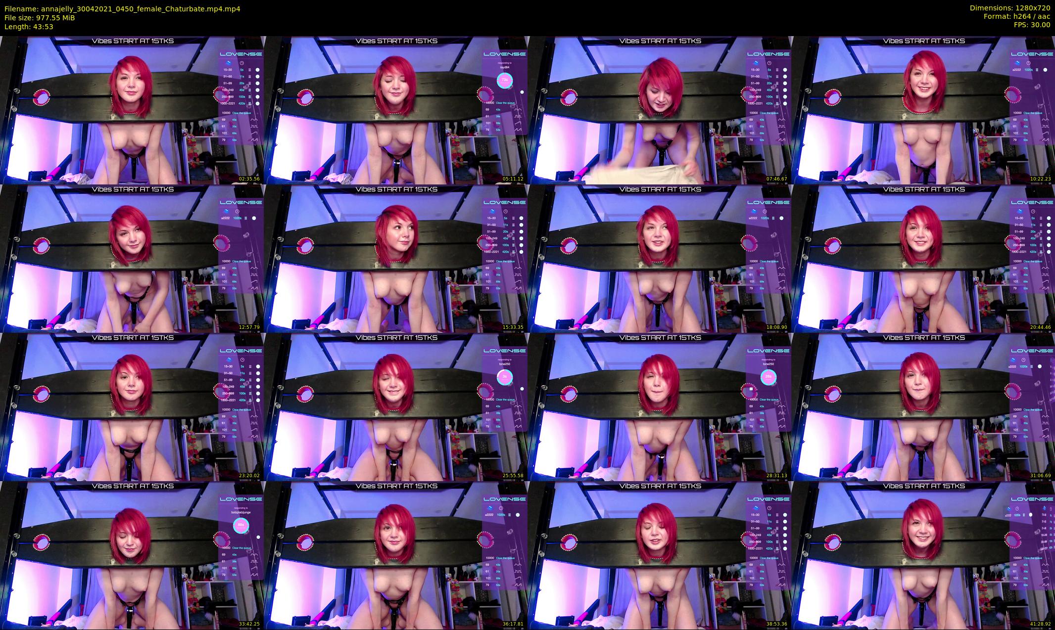 annajelly — 44 minute Chaturbate couple cam show recording, 720p, Apr 30, 2021