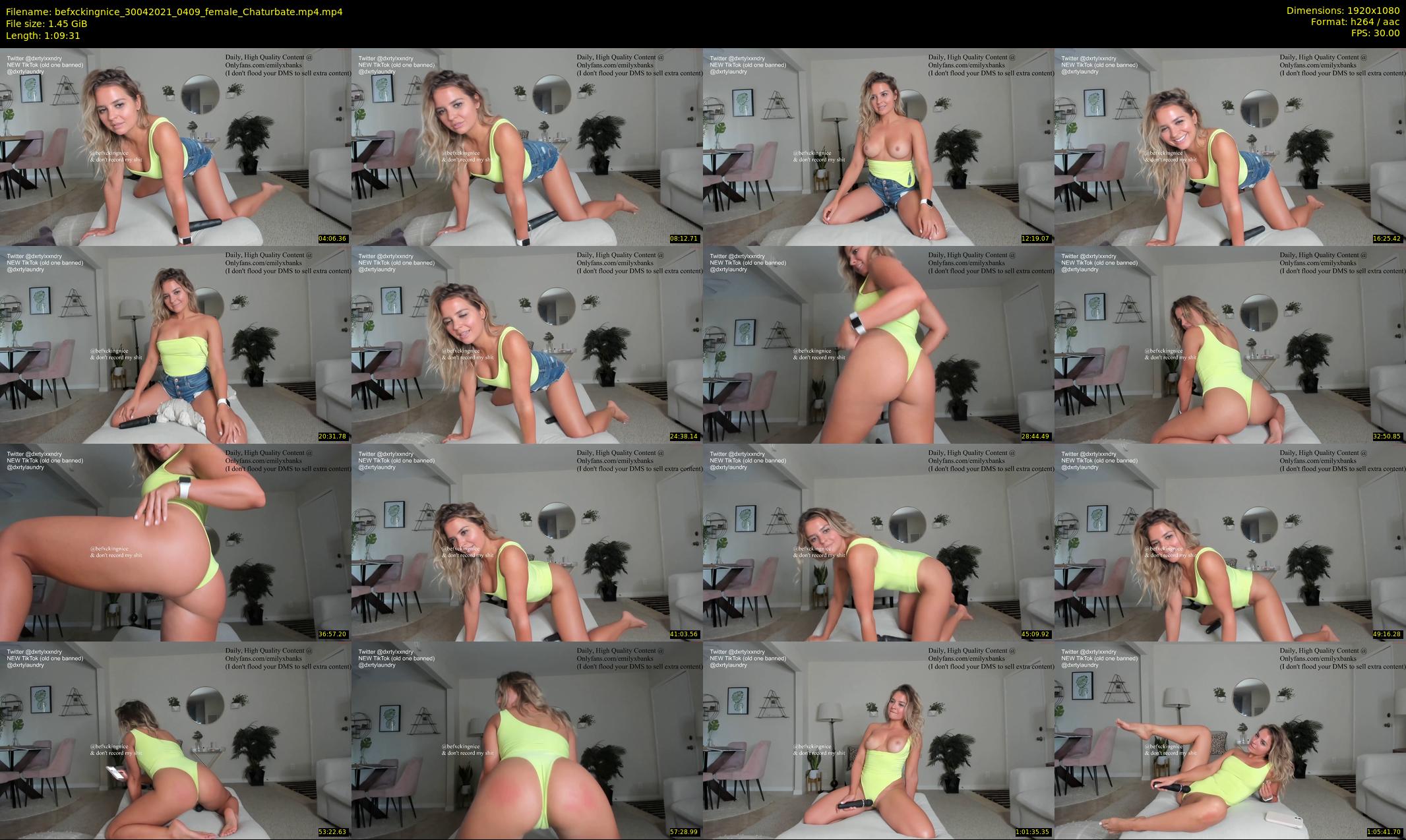 befxckingnice — 70 minute Chaturbate female cam show recording, 1080p, Apr 30, 2021