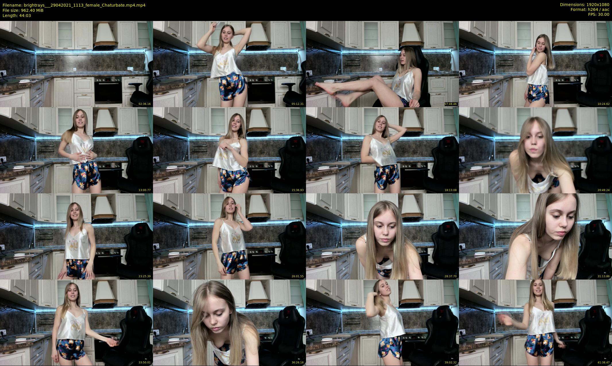 brightrays__ — 45 minute Chaturbate female cam show recording, 1080p, Apr 29, 2021