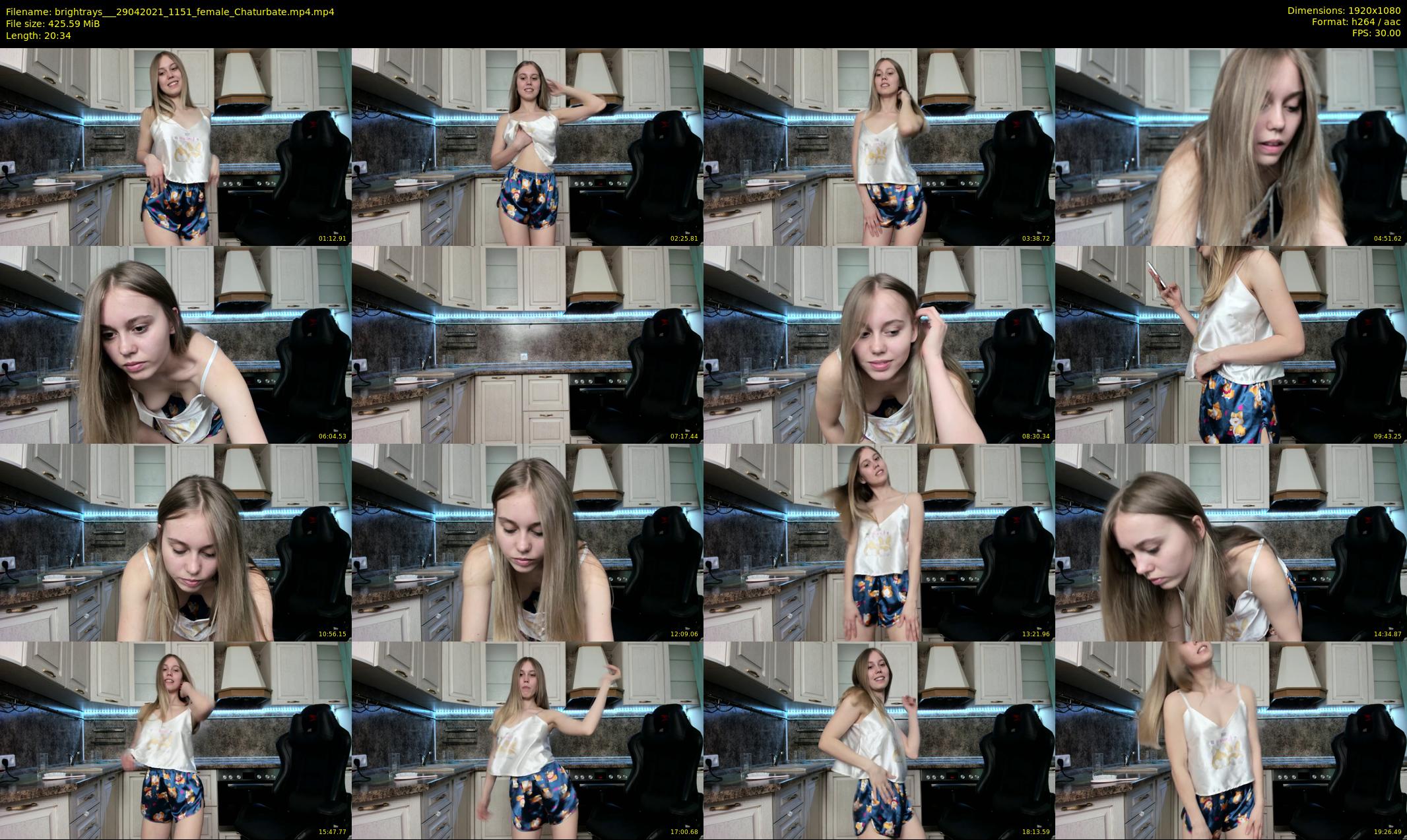 brightrays__ — 21 minute Chaturbate female cam show recording, 1080p, Apr 29, 2021