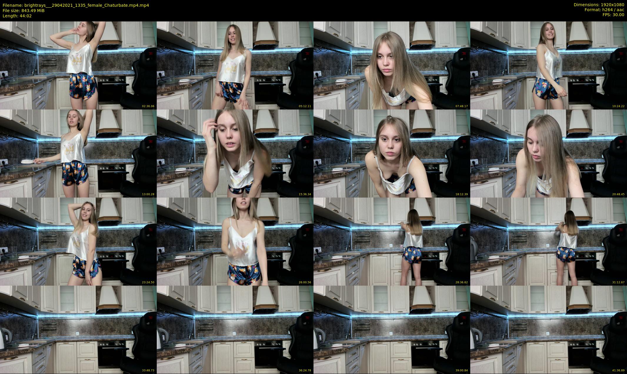 brightrays__ — 45 minute Chaturbate female cam show recording, 1080p, Apr 29, 2021
