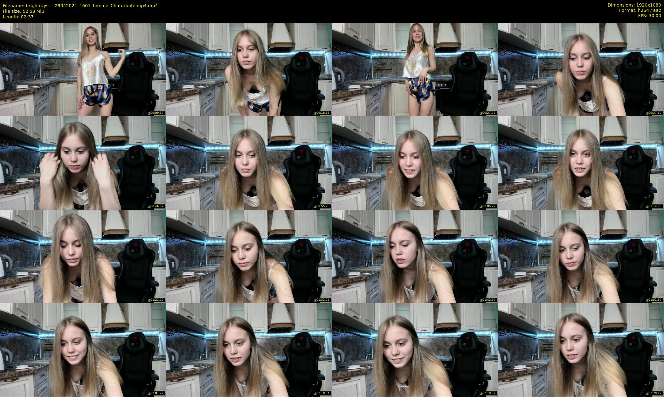 brightrays__ — 3 minute Chaturbate female cam show recording, 1080p, Apr 29, 2021