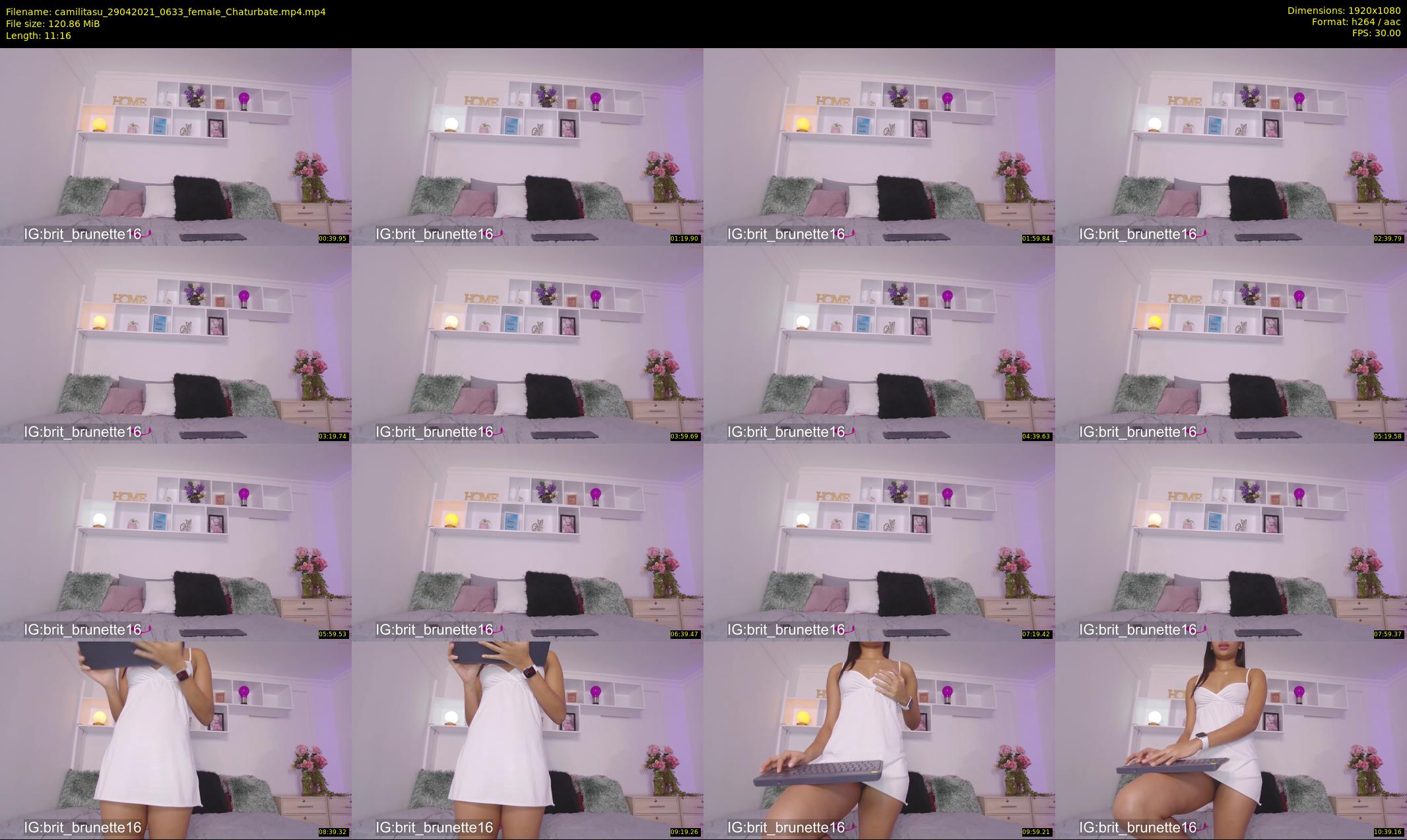 camilitasu — 12 minute Chaturbate female cam show recording, 1080p, Apr 29, 2021