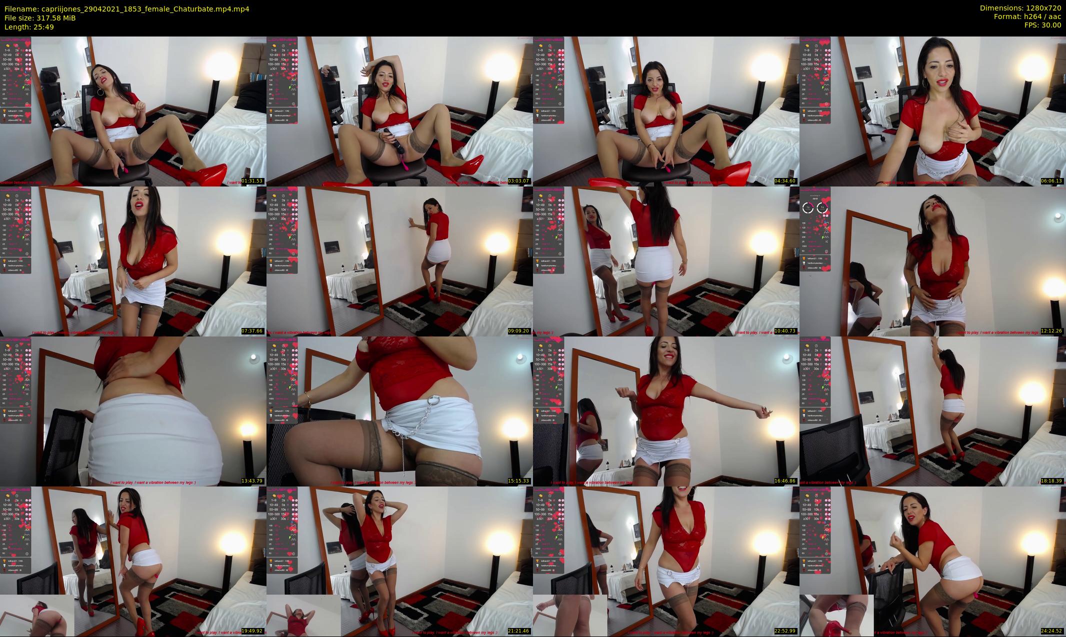 capriijones — 26 minute Chaturbate female cam show recording, 720p, Apr 29, 2021