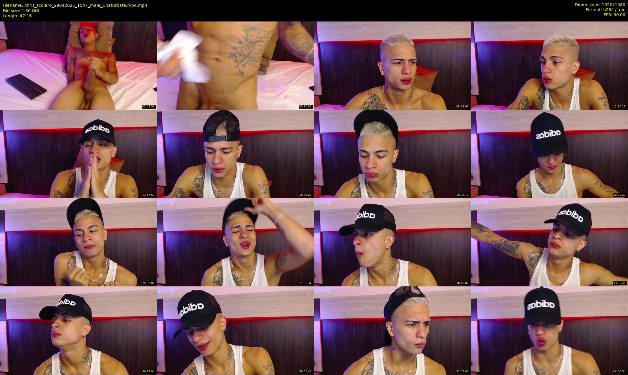 chris_scolaro — 48 minute Chaturbate male cam show recording, 1080p, Apr 29, 2021