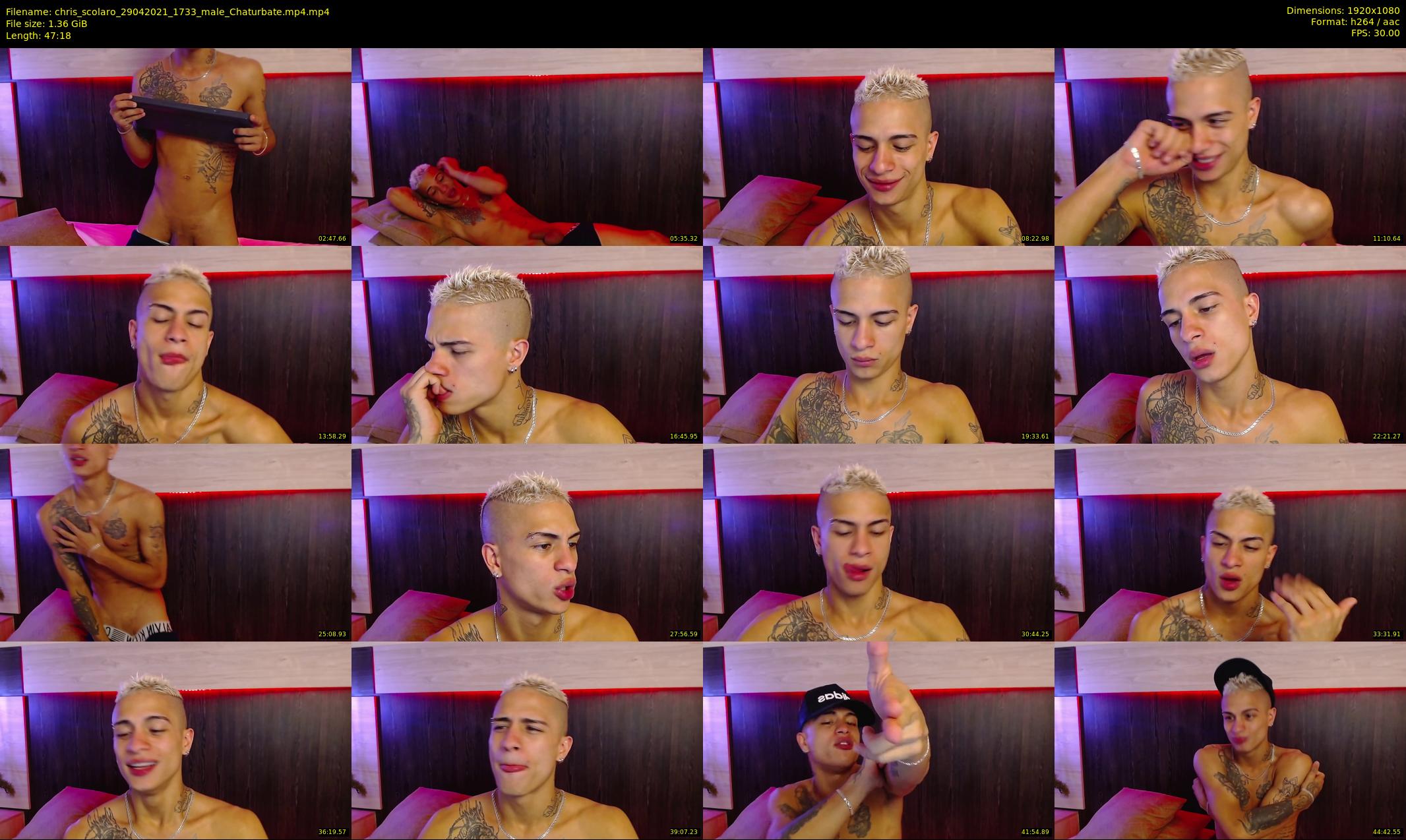 chris_scolaro — 48 minute Chaturbate male cam show recording, 1080p, Apr 29, 2021