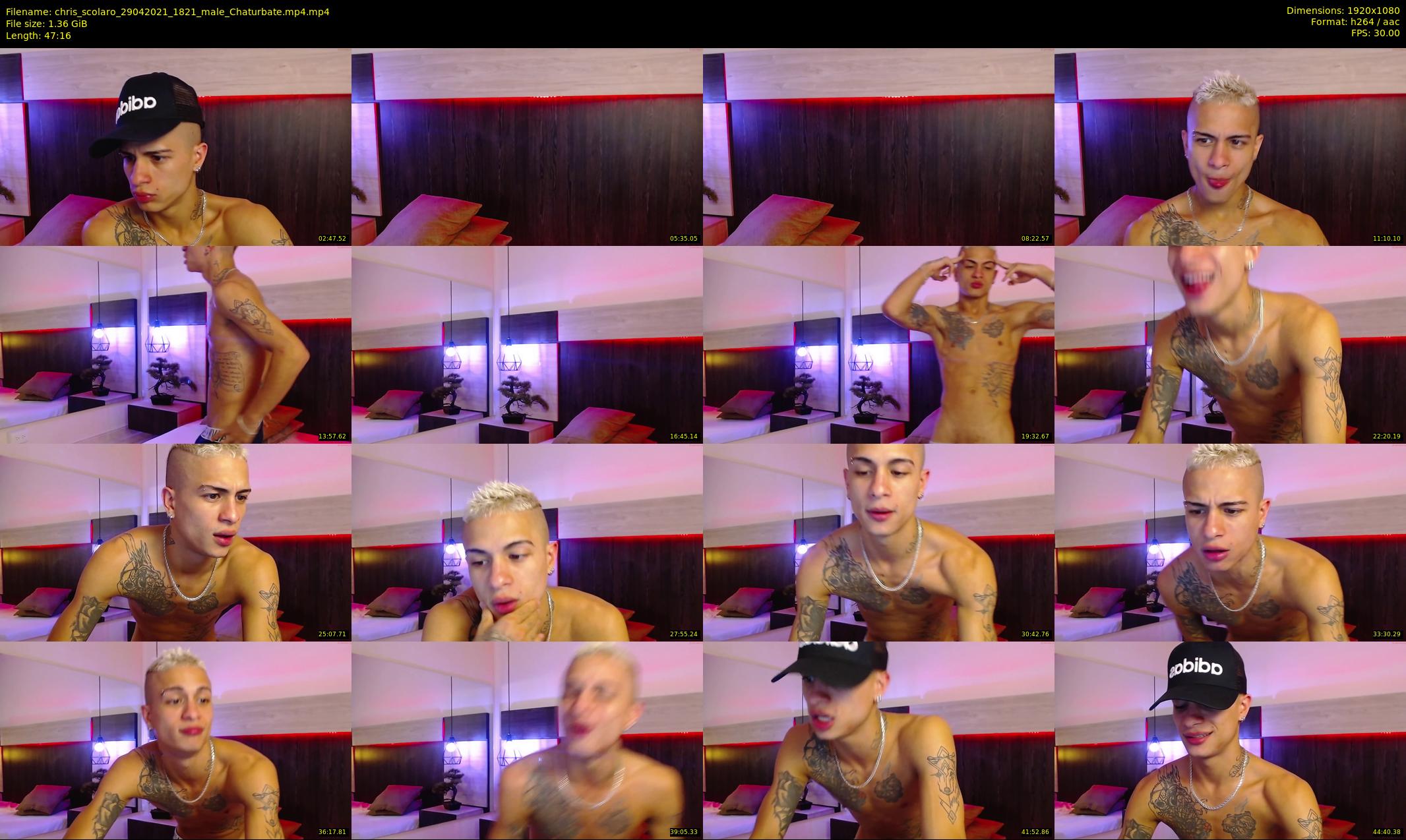 chris_scolaro — 48 minute Chaturbate male cam show recording, 1080p, Apr 29, 2021
