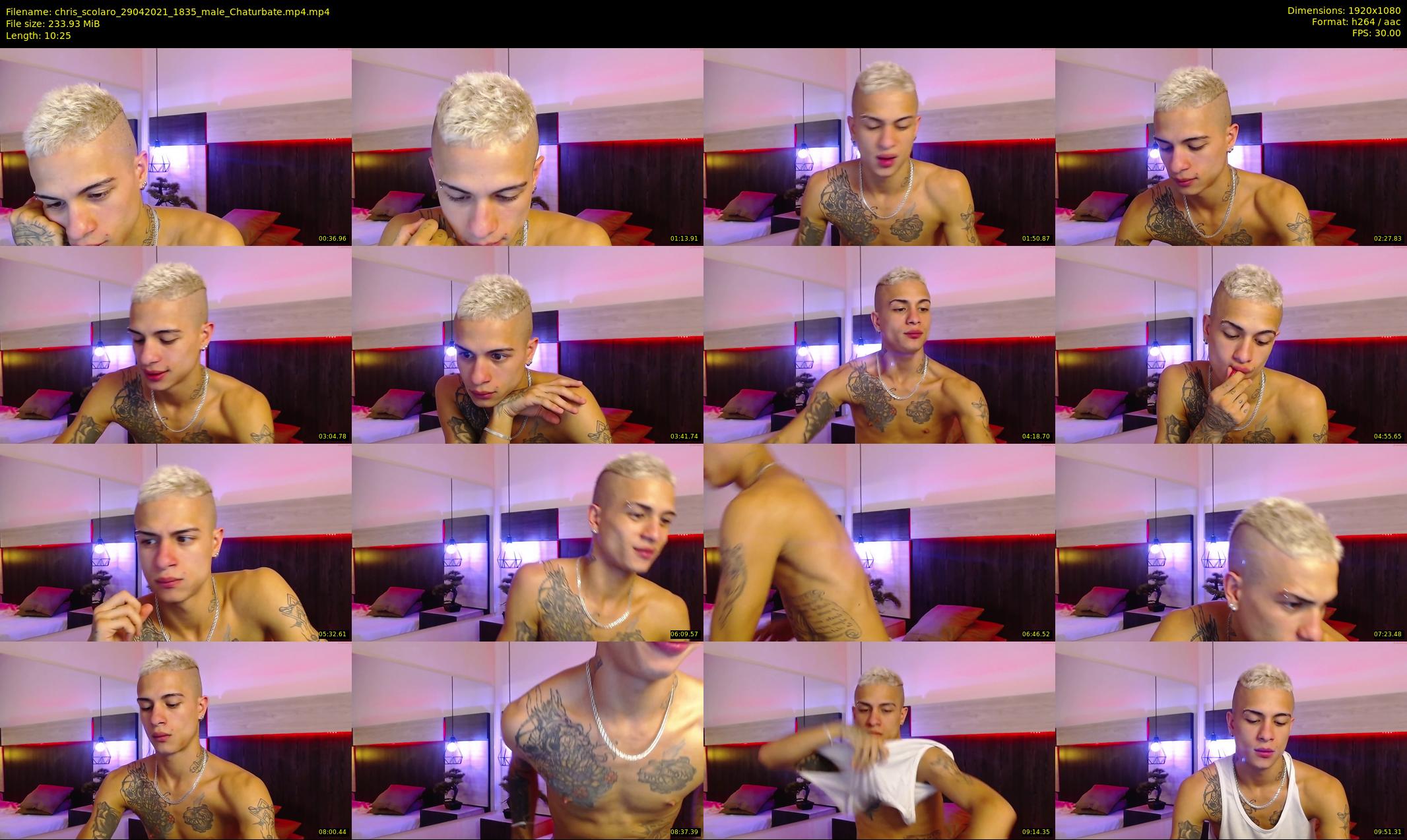 chris_scolaro — 11 minute Chaturbate male cam show recording, 1080p, Apr 29, 2021