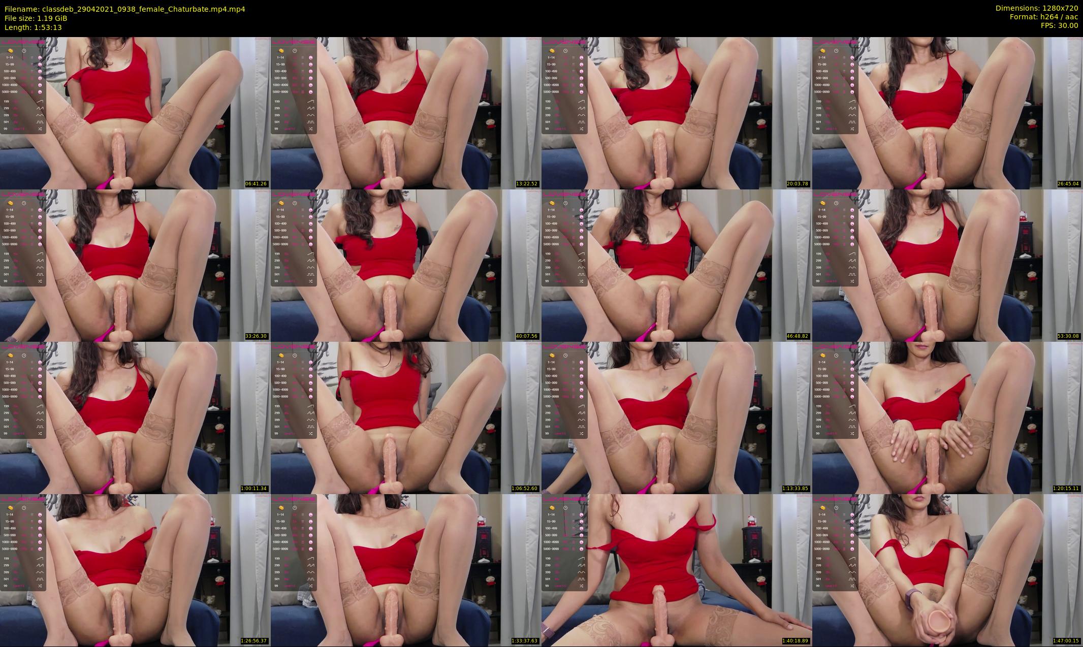 classdeb — 114 minute Chaturbate female cam show recording, 720p, Apr 29, 2021
