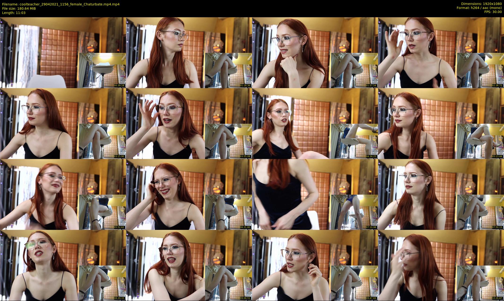 coolteacher — 12 minute Chaturbate female cam show recording, 1080p, Apr 29, 2021