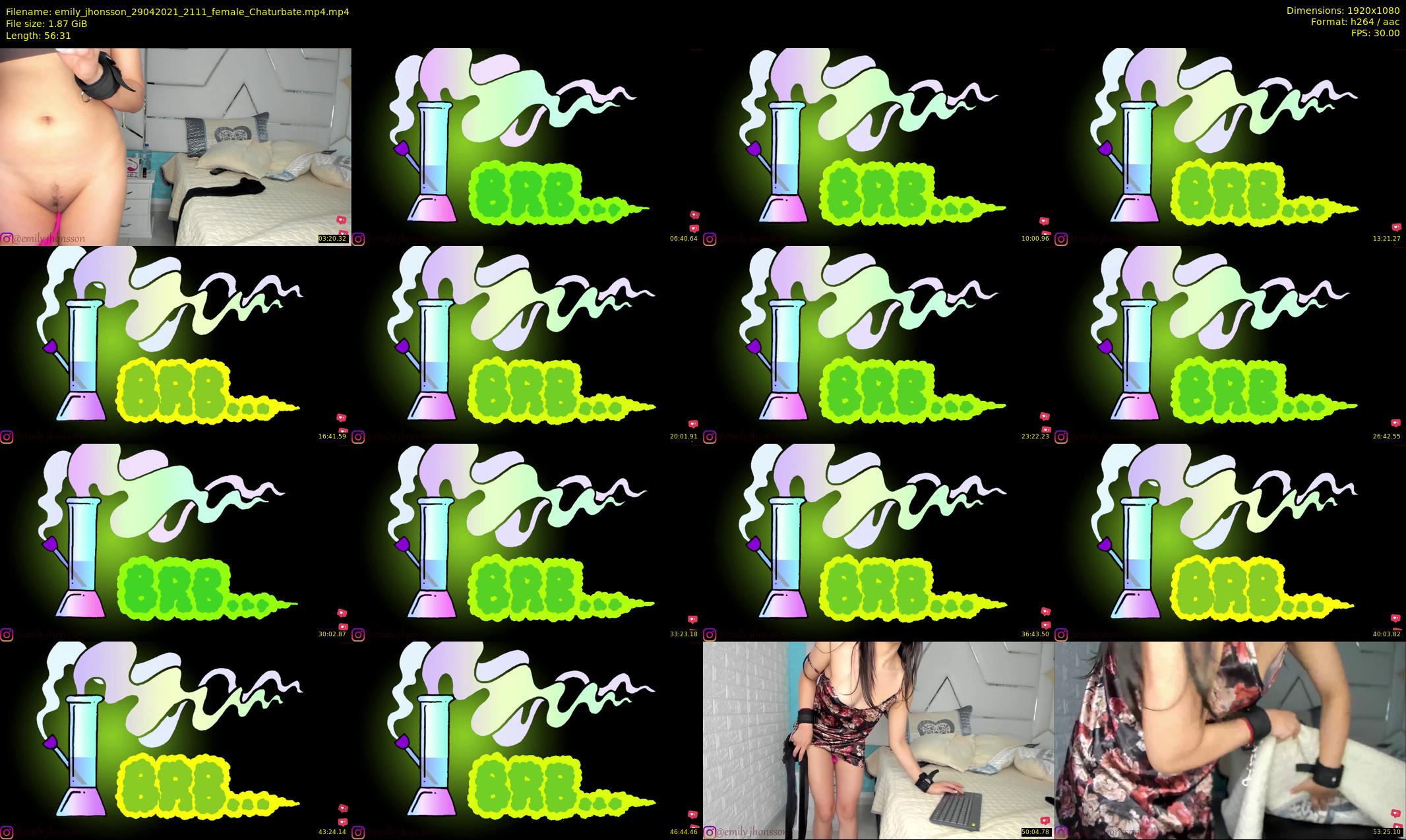 emily_jhonsson — 57 minute Chaturbate female cam show recording, 1080p, Apr 29, 2021