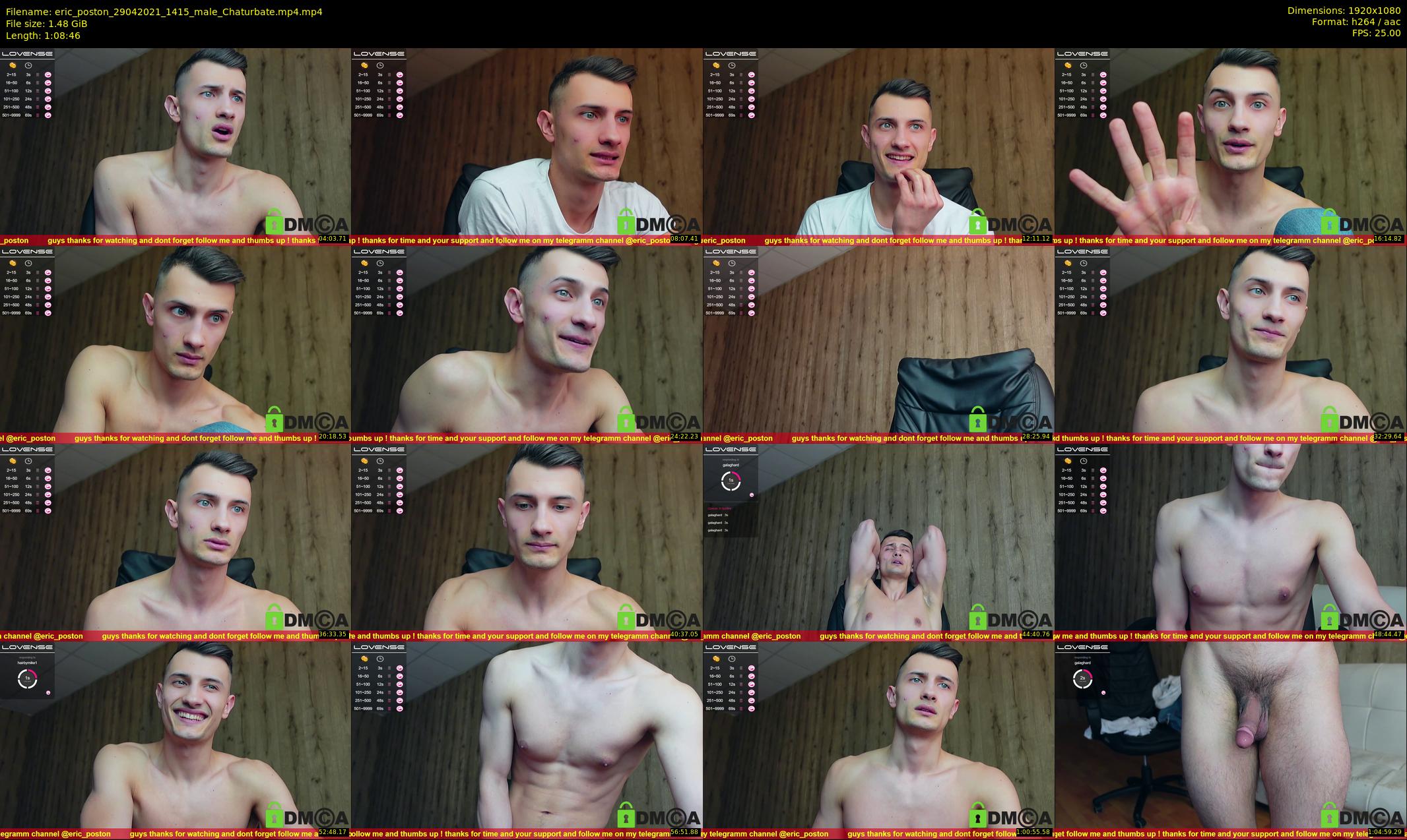 eric_poston — 69 minute Chaturbate male cam show recording, 1080p, Apr 29, 2021