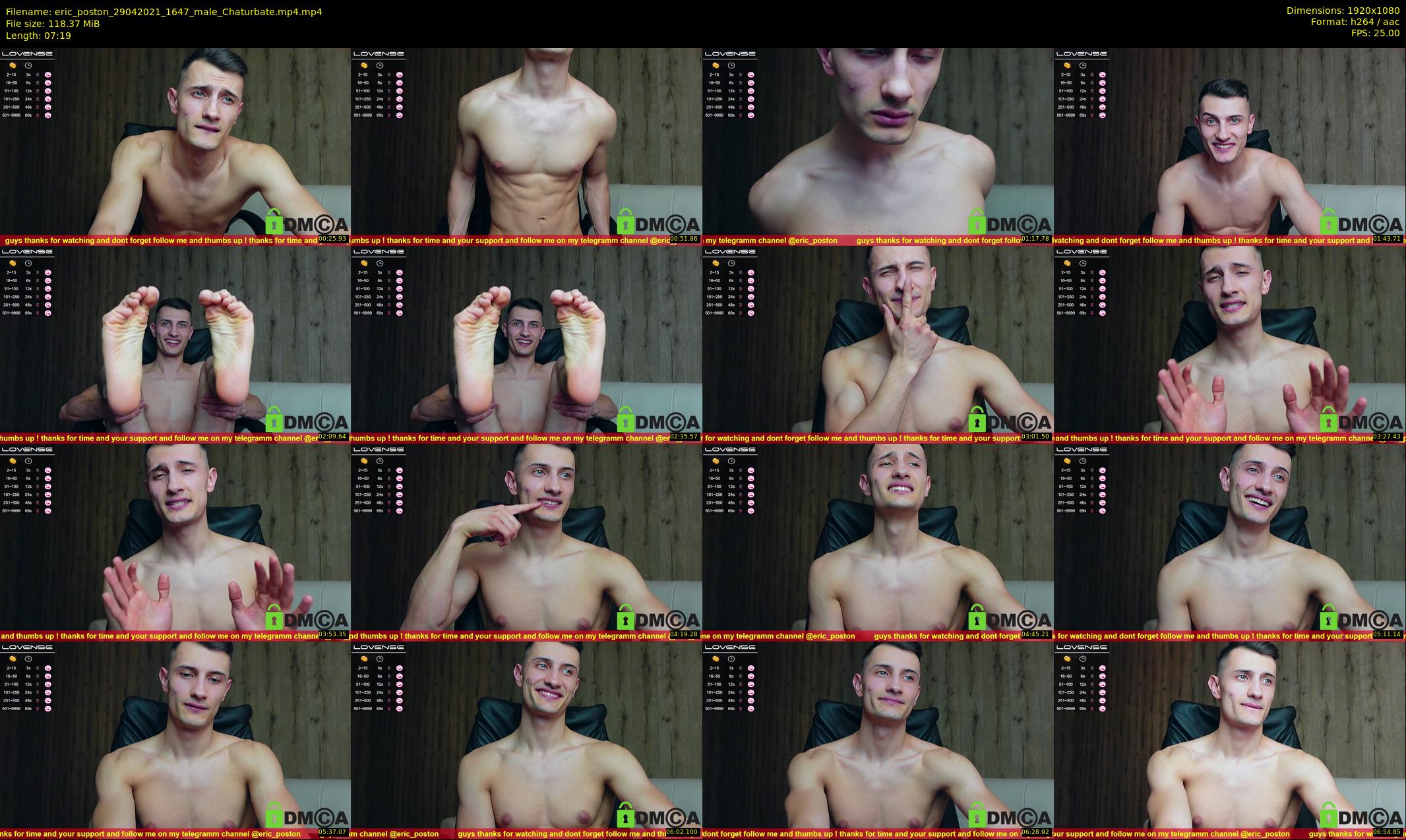 eric_poston — 8 minute Chaturbate male cam show recording, 1080p, Apr 29, 2021
