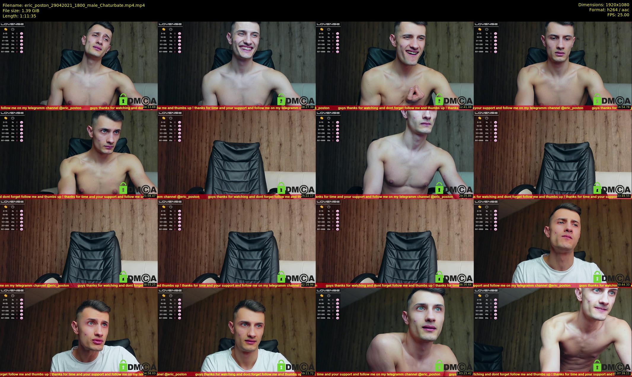 eric_poston — 72 minute Chaturbate male cam show recording, 1080p, Apr 29, 2021