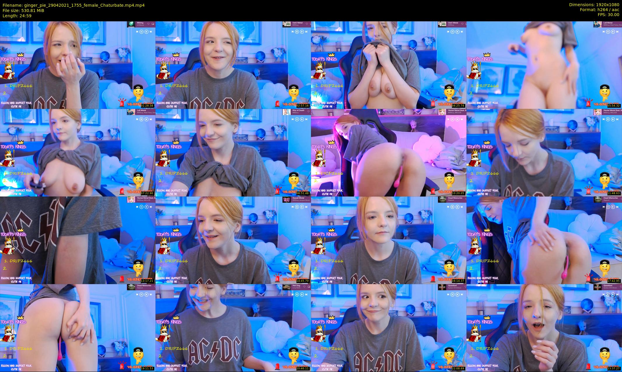 ginger_pie — 25 minute Chaturbate female cam show recording, 1080p, Apr 29, 2021