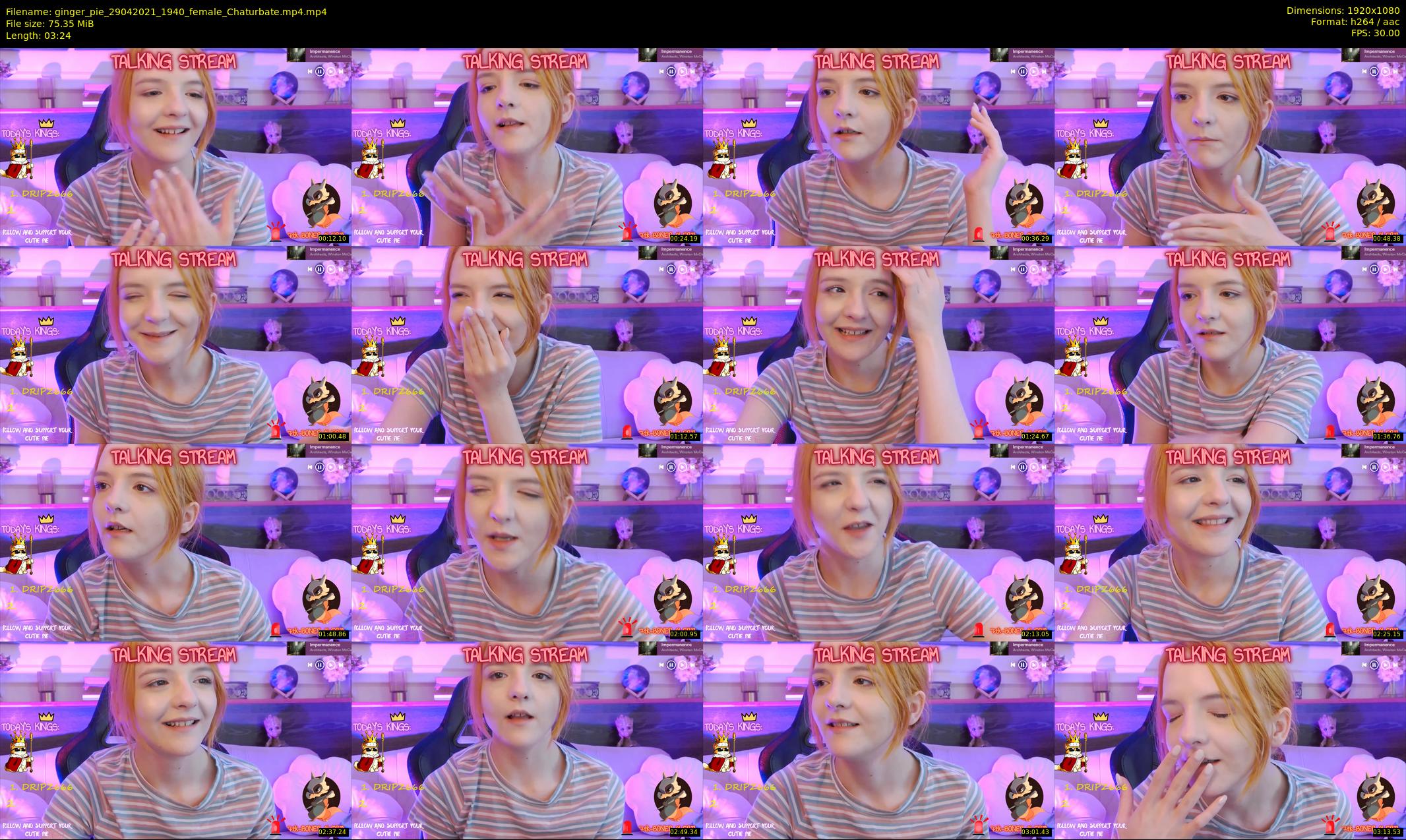 ginger_pie — 4 minute Chaturbate female cam show recording, 1080p, Apr 29, 2021