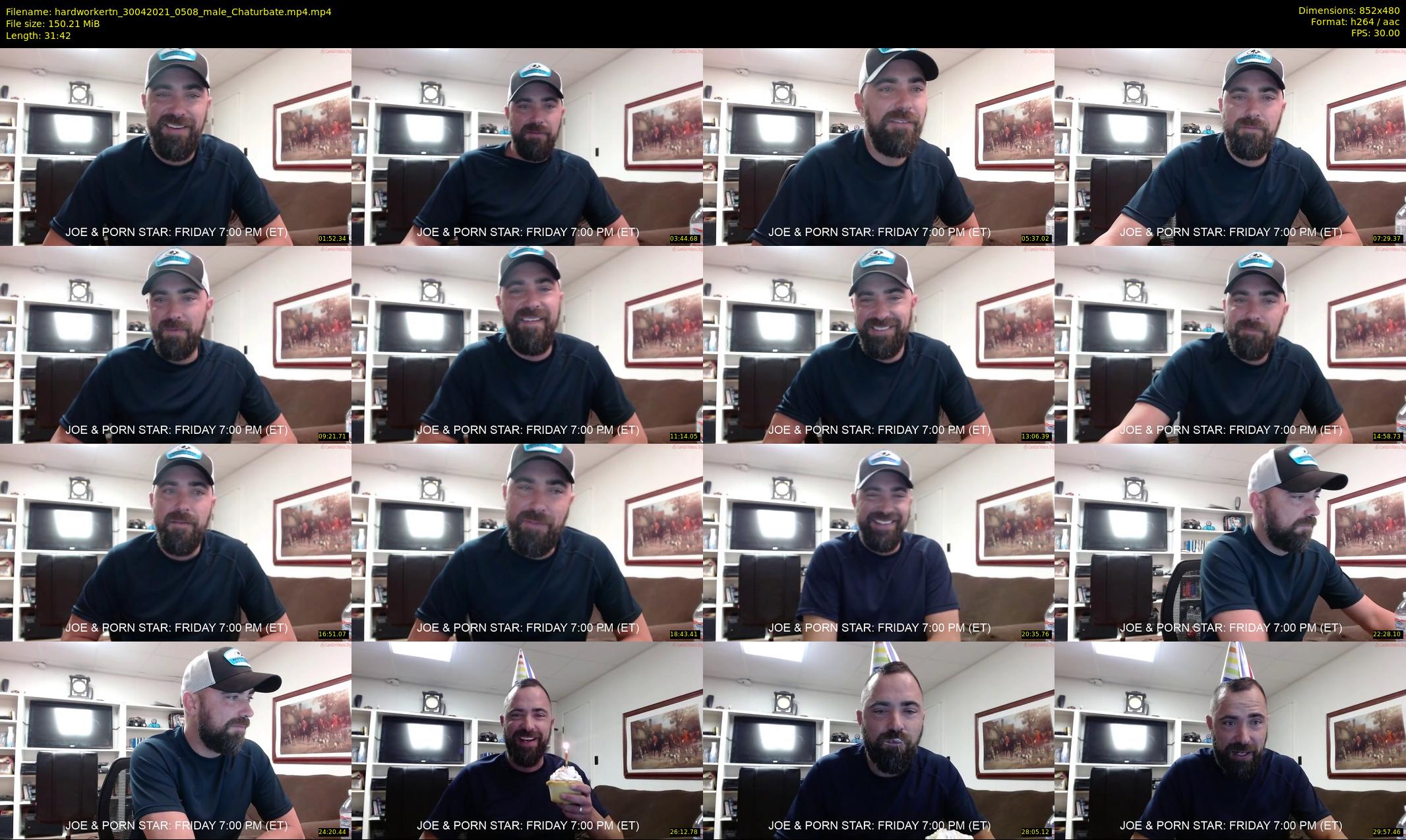 hardworkertn — 32 minute Chaturbate male cam show recording, 480p, Apr 30, 2021