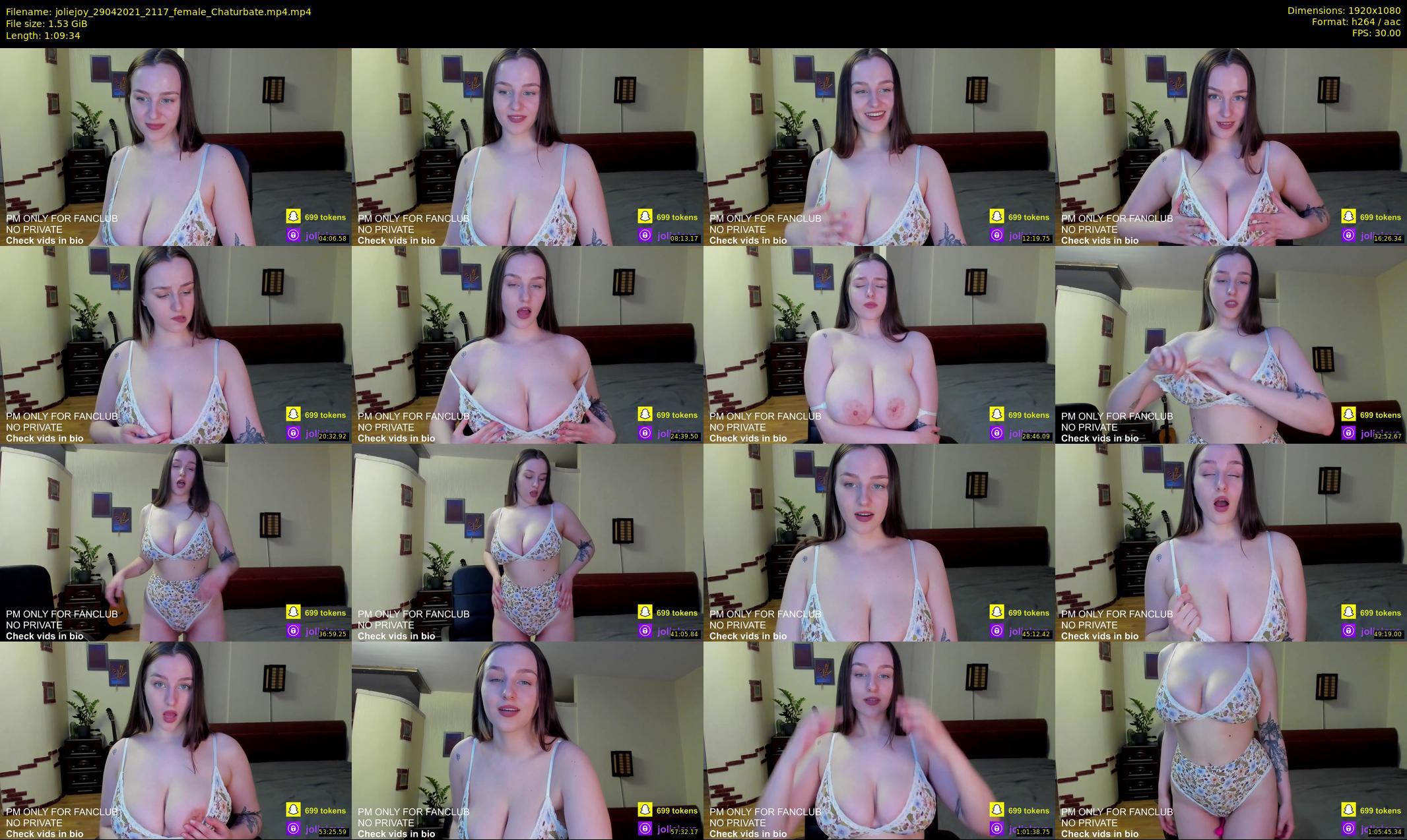 joliejoy — 70 minute Chaturbate female cam show recording, 1080p, Apr 29, 2021