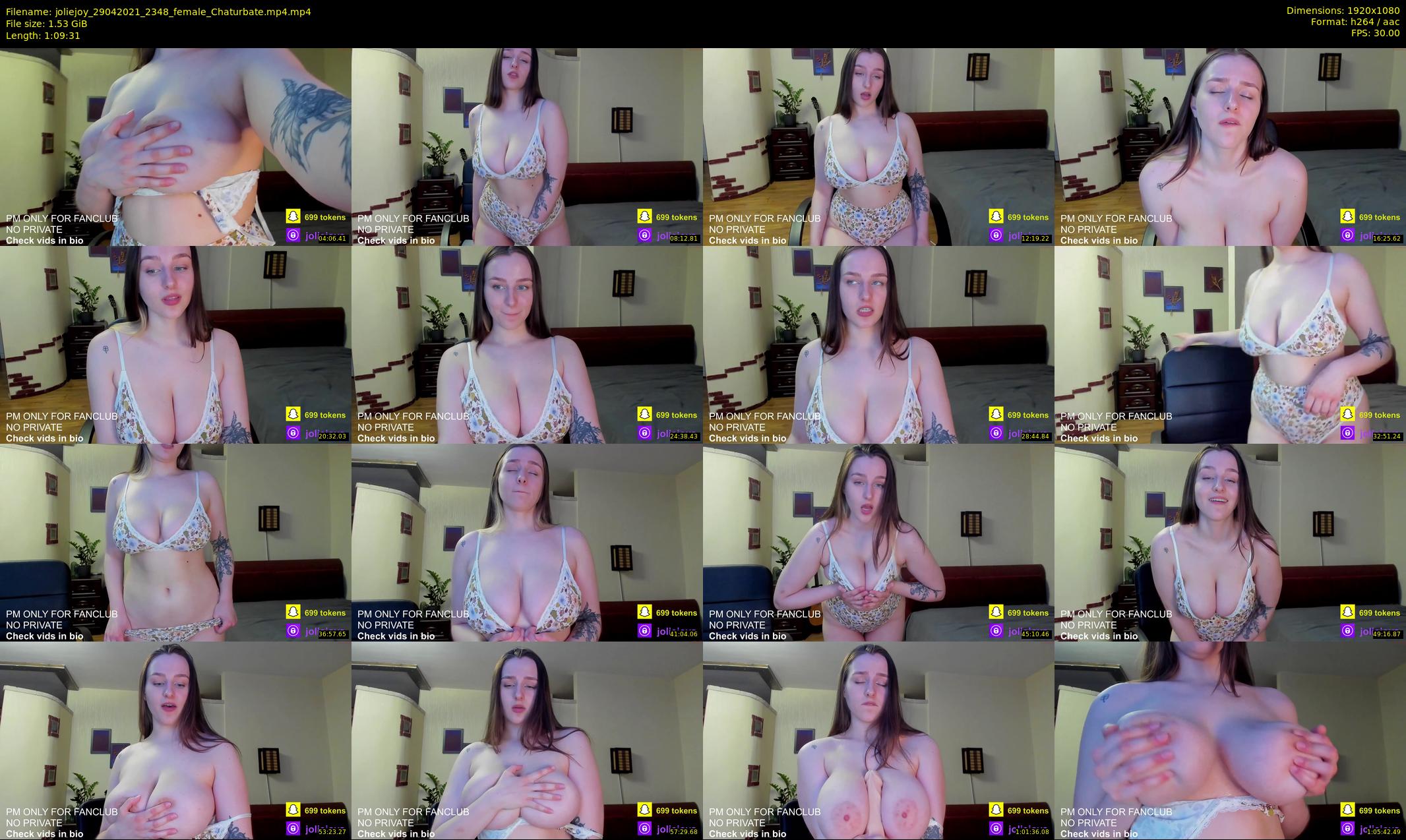 joliejoy — 70 minute Chaturbate female cam show recording, 1080p, Apr 29, 2021