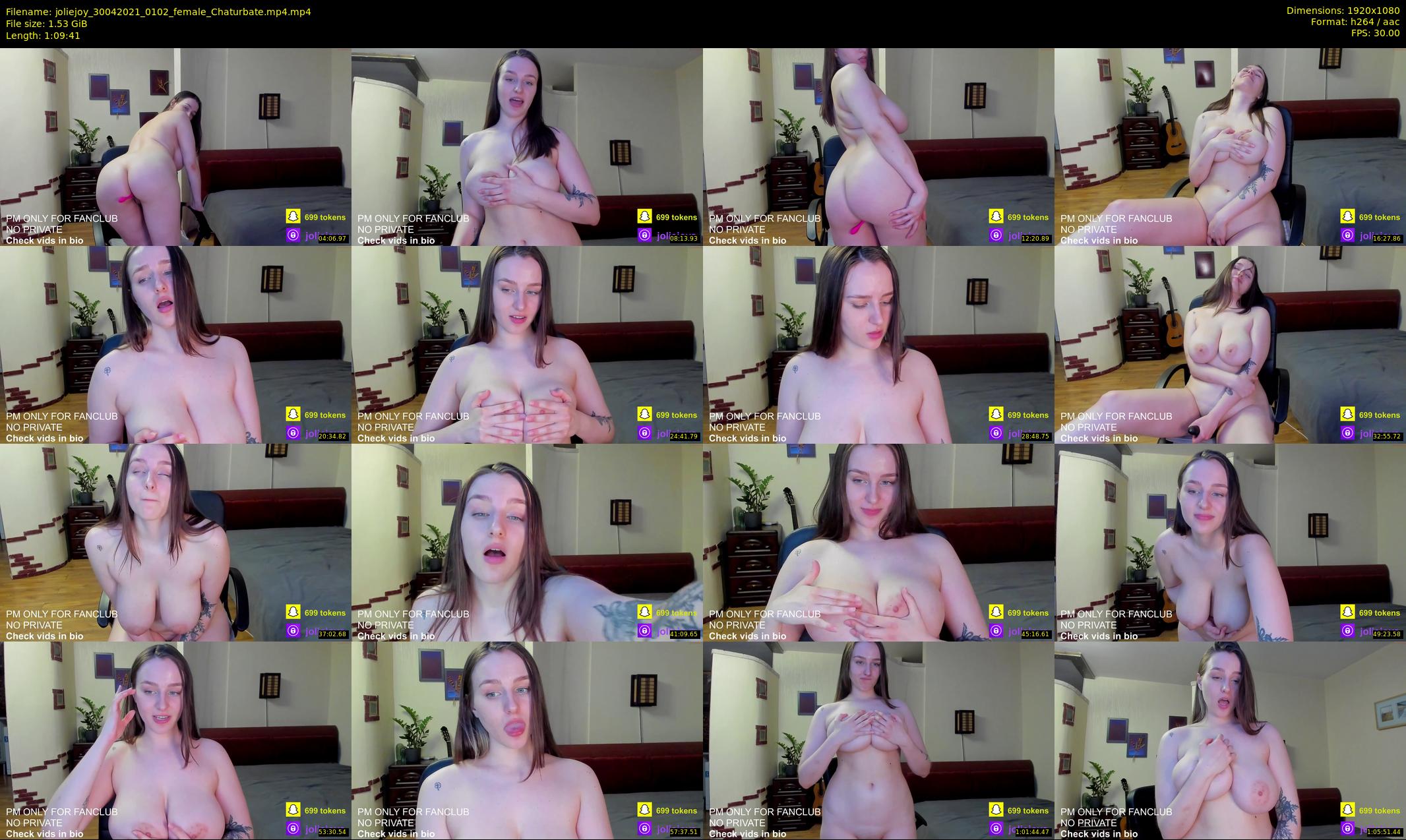 joliejoy — 70 minute Chaturbate female cam show recording, 1080p, Apr 30, 2021