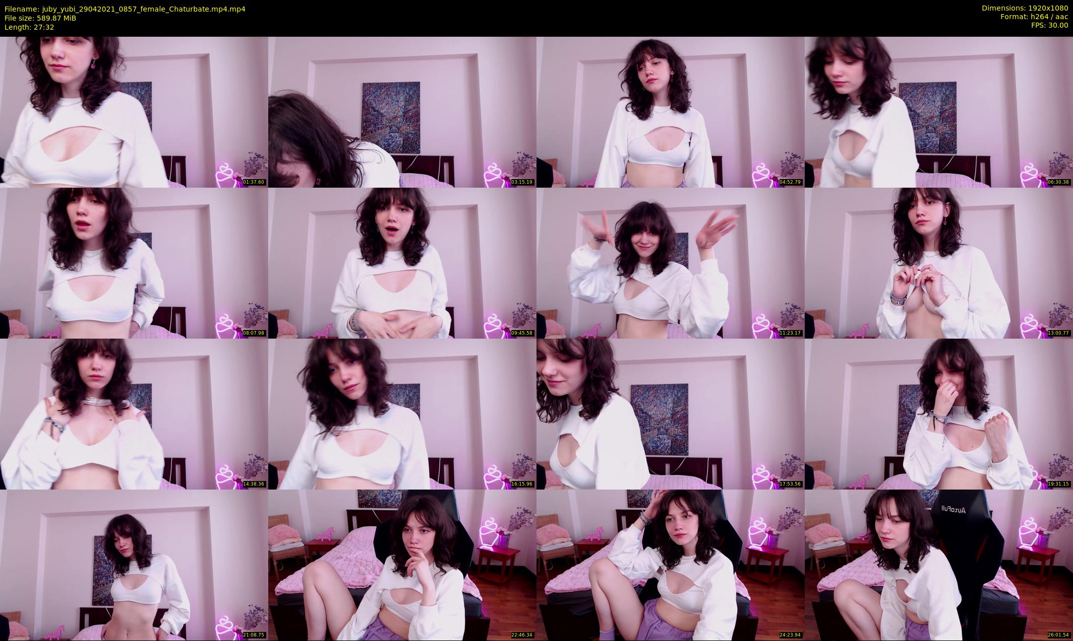 juby_yubi — 28 minute Chaturbate female cam show recording, 1080p, Apr 29, 2021